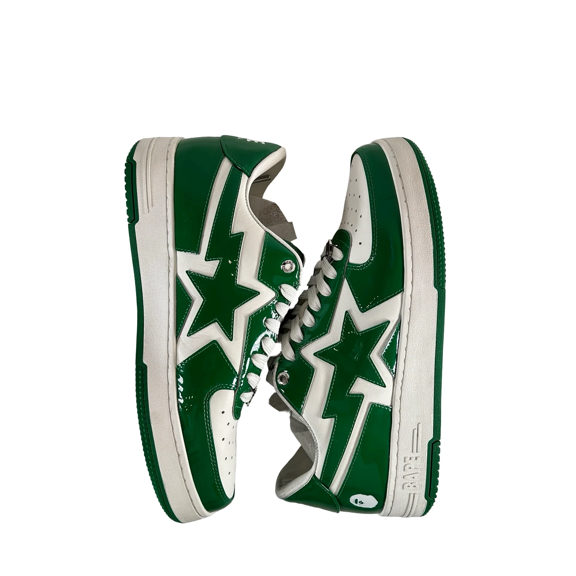 001FWL801305M GRN A Bathing Ape Bape Sta Icon Low #1 Green [USED] - 11 M (Used) - Image 5
