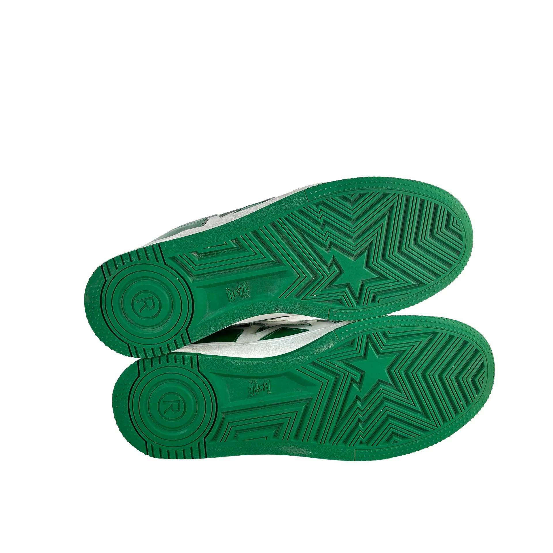 001FWL801305M GRN A Bathing Ape Bape Sta Icon Low #1 Green [USED] - 11 M (Used) - Image 6