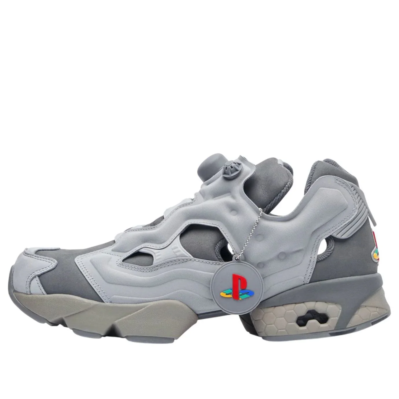 100265884 Reebok Workout Plus, Reebok Pump Omni Zone II & Reebok Instapump Fury 94 PlayStation 30th Anniversary Stacking Box - Image 4