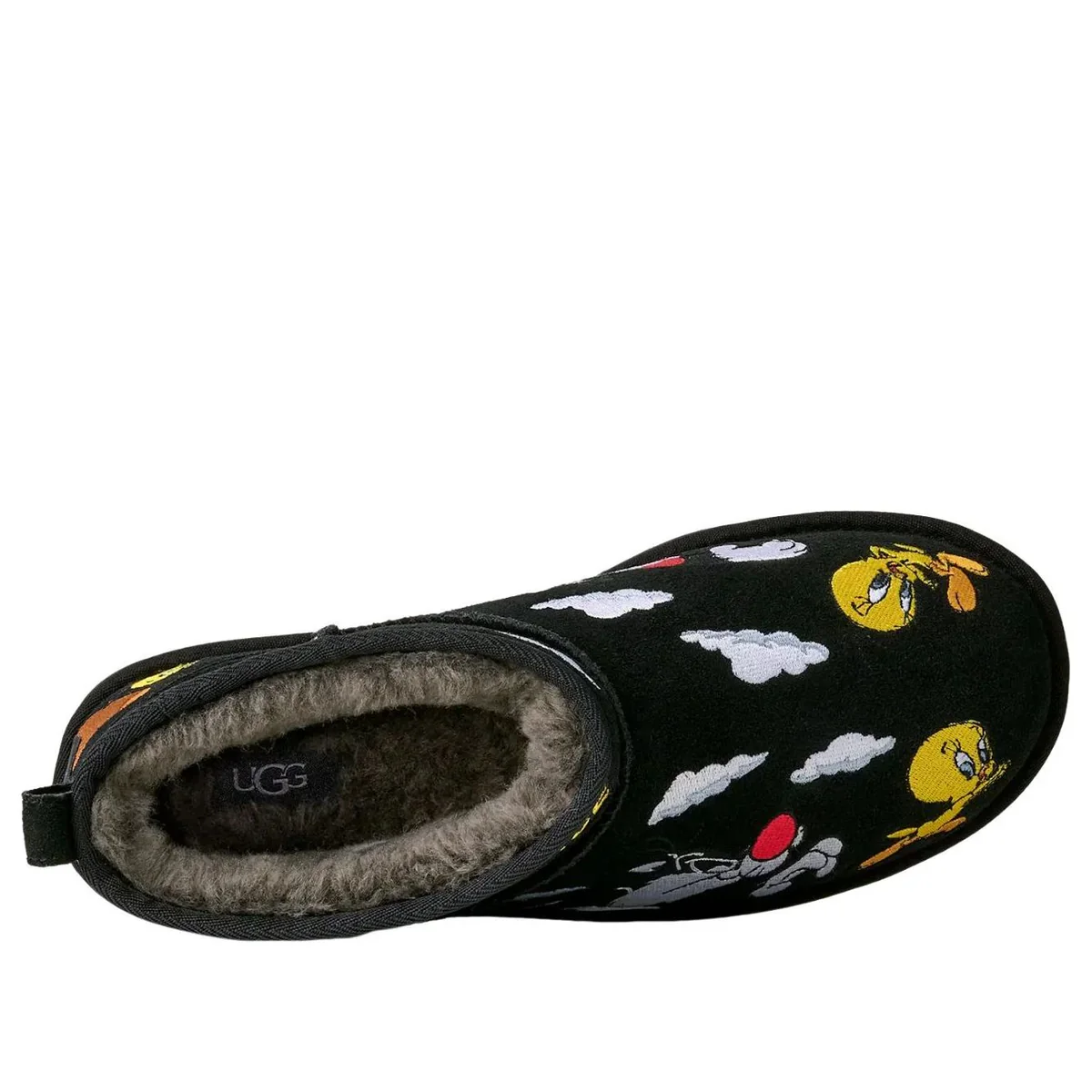 1181891 BLK UGG Classic Ultra Mini Boot Palace x Looney Tunes Black - Image 4