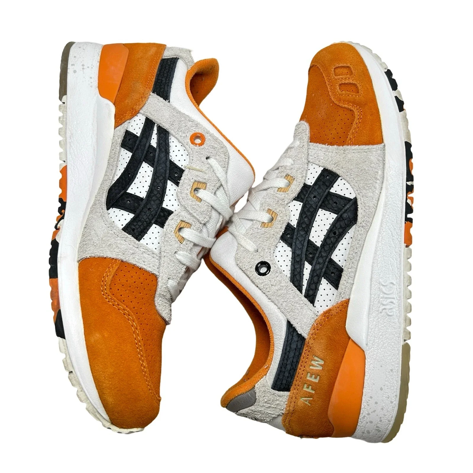1191A119 800 ASICS Gel-Lyte III AFEW x Beams Orange Koi [USED] - 8.5 M (Used) (No Box) - Image 5
