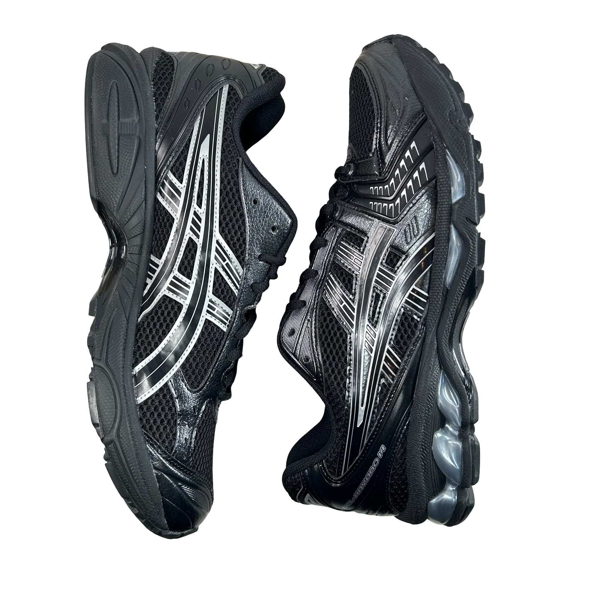 1201A019 006 ASICS Gel-Kayano 14 Black Pure Silver [USED] - 10.5 M (VNDS) - Image 4