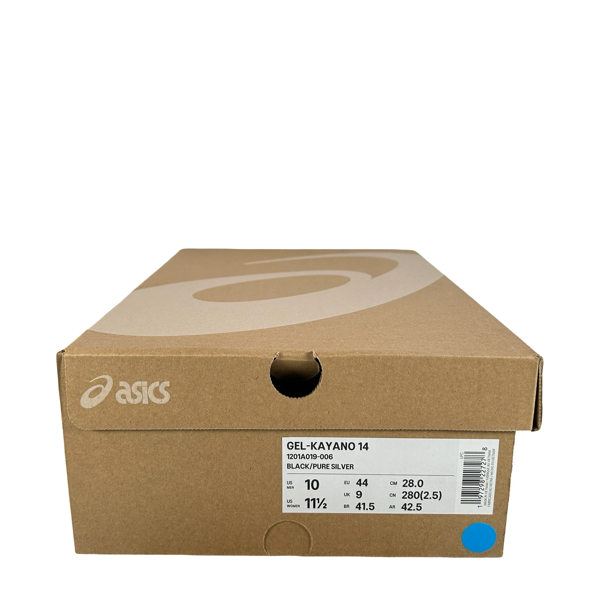 1201A019 006 ASICS Gel-Kayano 14 Black Pure Silver [USED] - 10 M (Used) - Image 7
