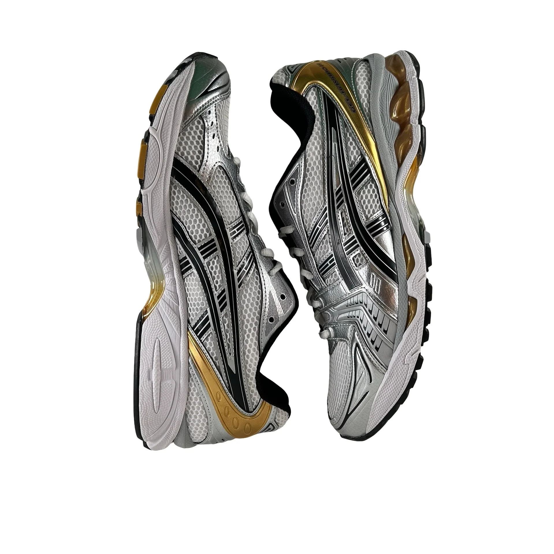 1201A019 102 ASICS Gel-Kayano 14 White Pure Gold [USED] - 11 M (Used) (Replace Box) - Image 4