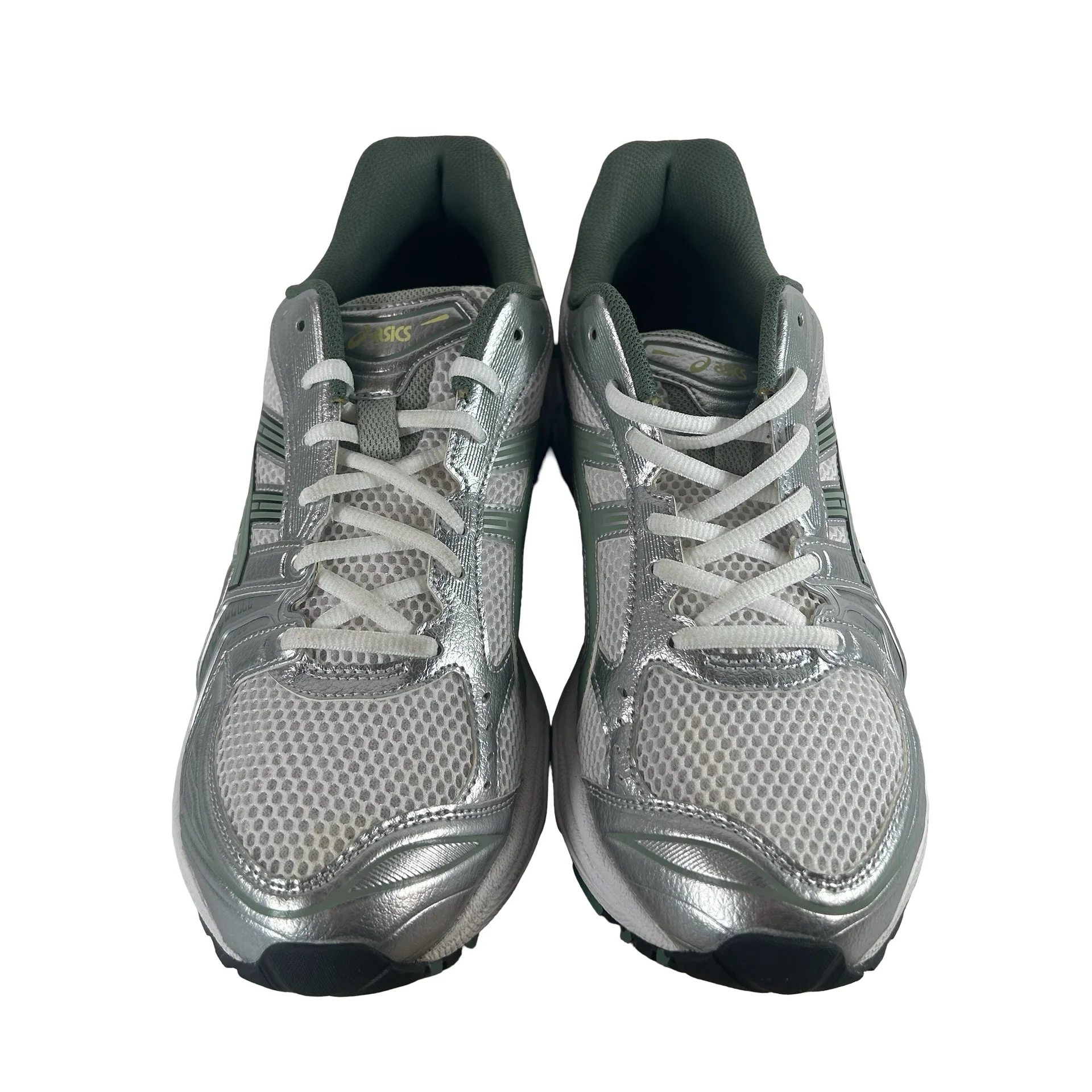 1201A019 107 ASICS Gel-Kayano 14 White Pure Silver Slate Grey Sage [USED] - 11 M (Used2) (No Box2) - Image 2