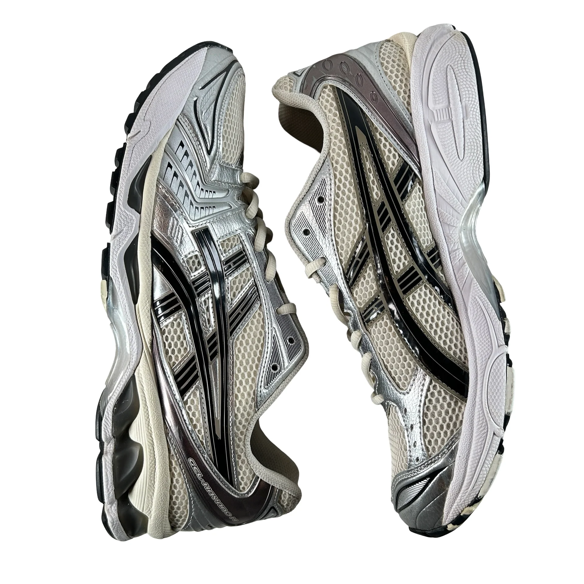 1201A019 108 ASICS Gel-Kayano 14 Cream Black Metallic Plum [USED] - 11.5 M (Used) (No Box) - Image 4
