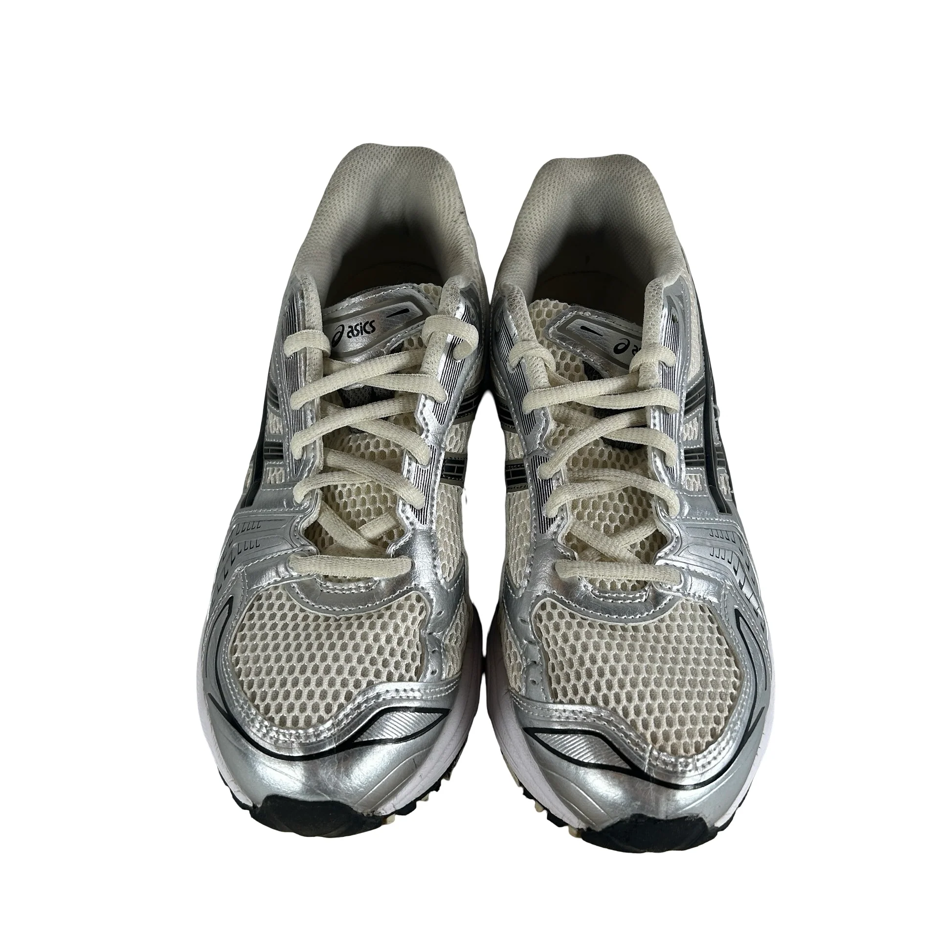 1201A019 108 ASICS Gel-Kayano 14 Cream Black Metallic Plum [USED] - 9.5 (Used) (No Box) - Image 2
