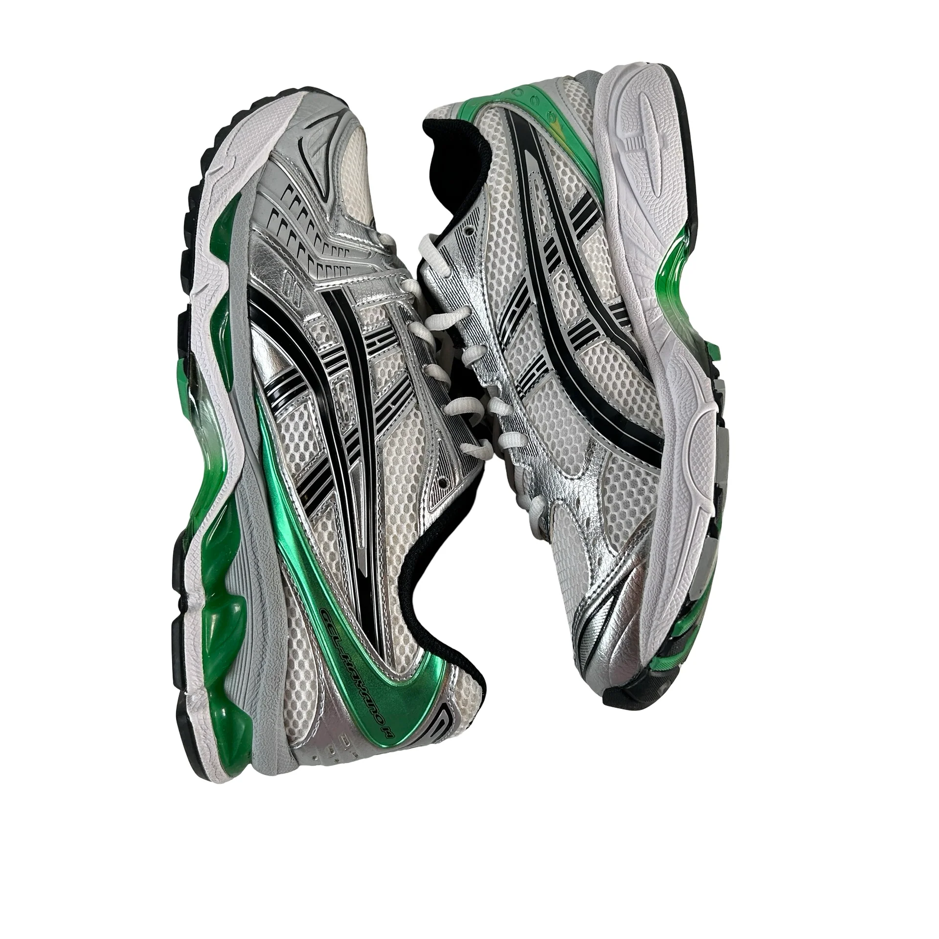 1201A019 110 ASICS Gel-Kayano 14 White Malachite Green [USED] - 8.5 M (Used3) - Image 4