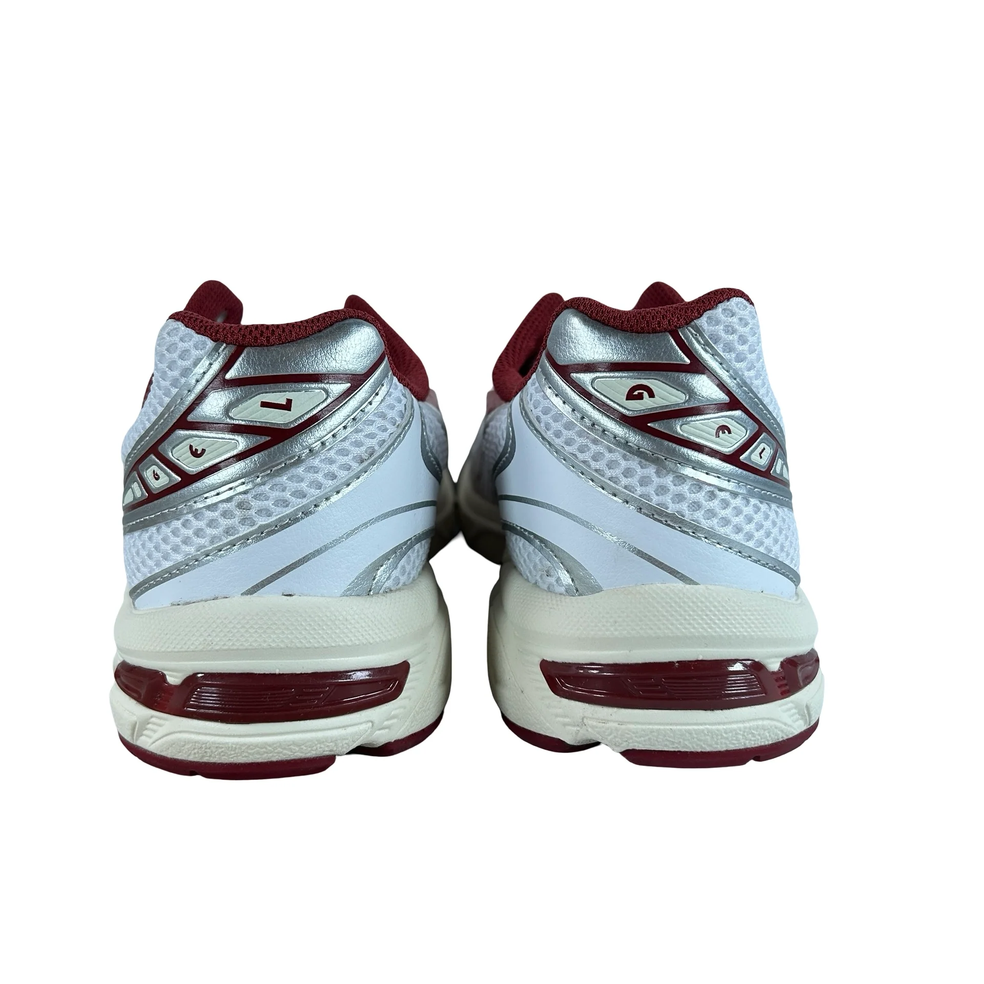 1201A518 100 ASICS Gel-1130 White Red Dahlia (Women's) [USED] - 8 W / 6.5 M (Used) - Image 3