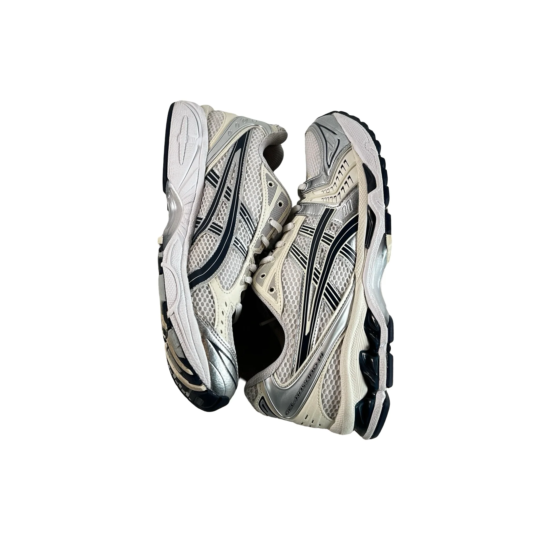 1202A056 109 ASICS Gel-Kayano 14 White Midnight (Women's) [USED] - 9.5 W (Used) - Image 5