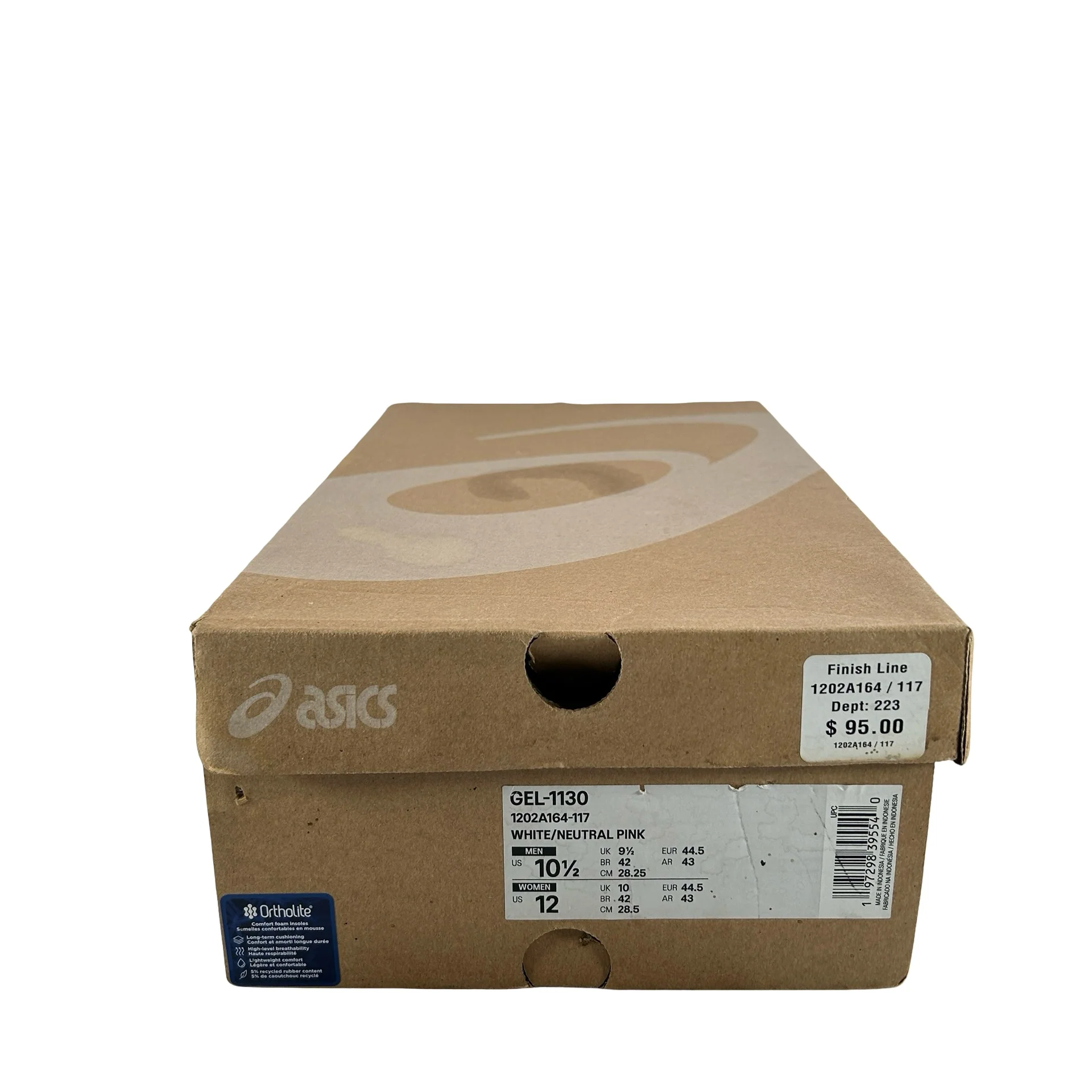 1202A164 117 ASICS Gel-1130 White Neutral Pink (Women's) [USED] - 10.5 M / 12 W(Used) - Image 7