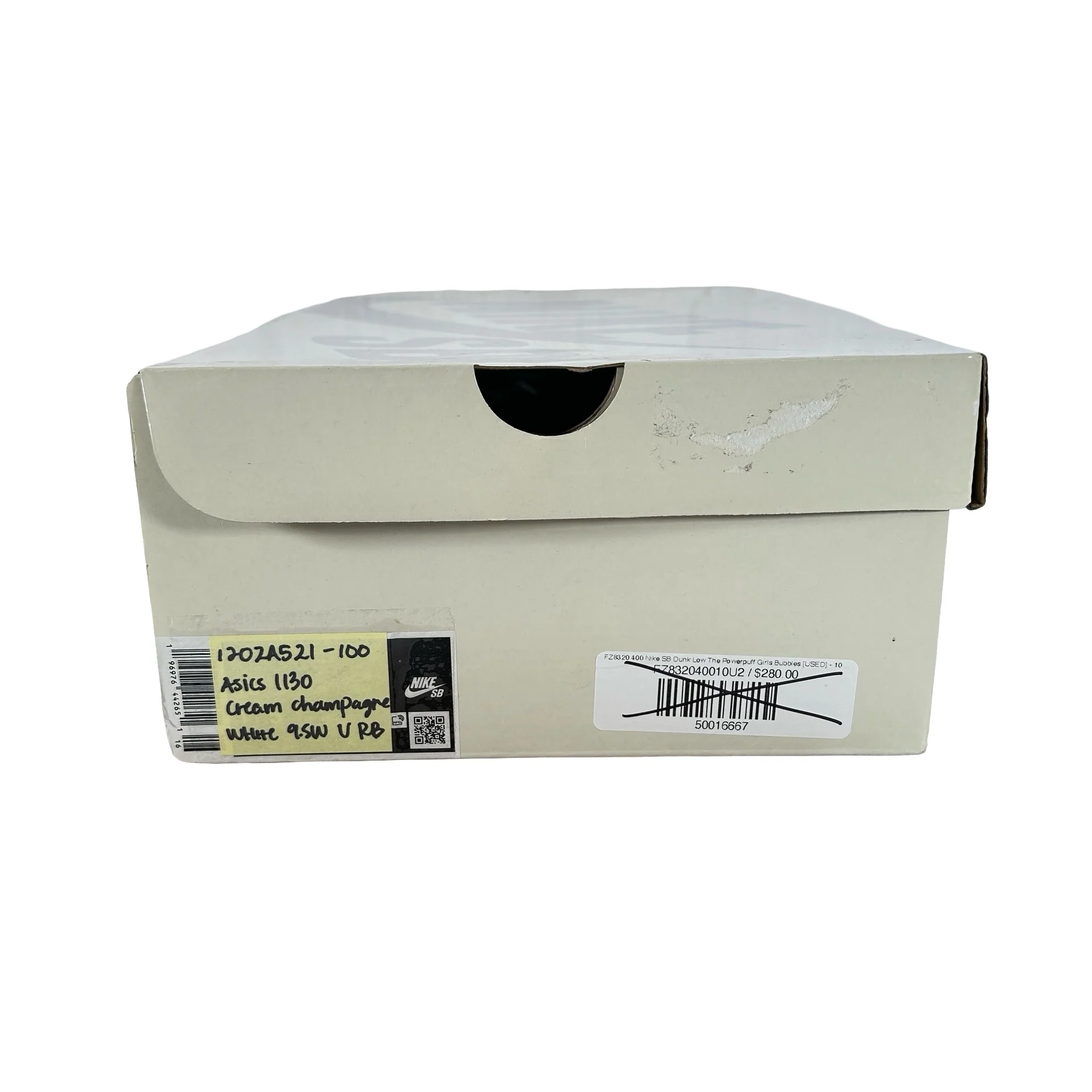 1202A521 100 ASICS Gel-1130 Cream Champagne White (Women's) [USED] - 9.5 W (Used) (Replace Box) - Image 7