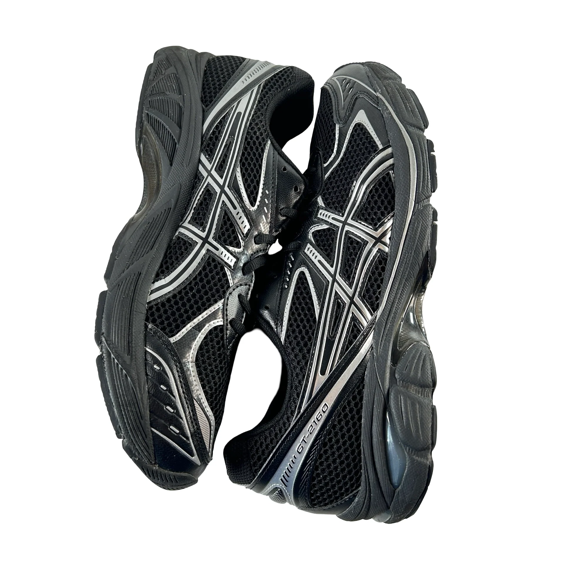 1203A275 001 ASICS GT-2160 Black Pure Silver [USED] - 11.5 M (Used) - Image 5