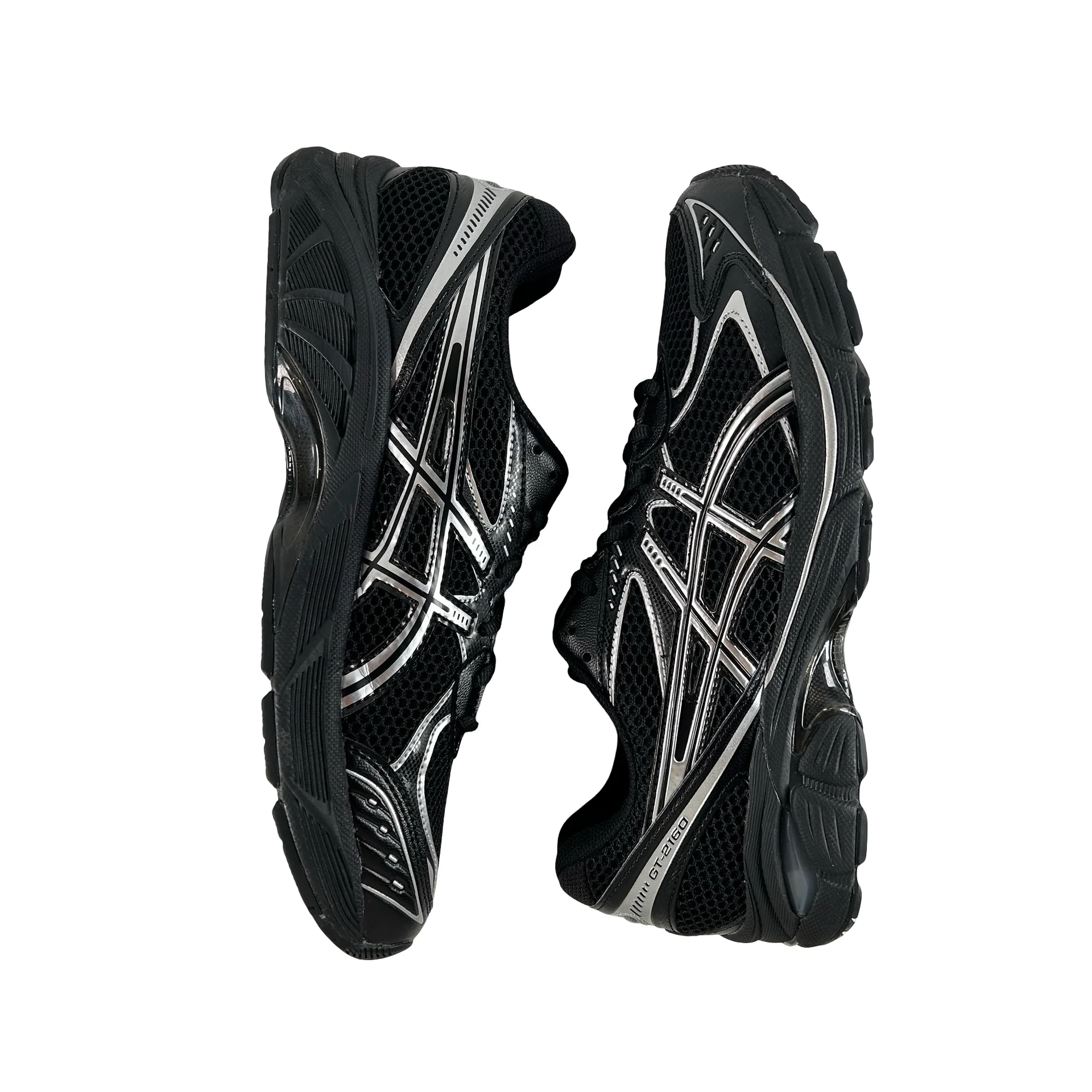 1203A275 001 ASICS GT-2160 Black Pure Silver [USED] - 9.5 M (Used) - Image 5