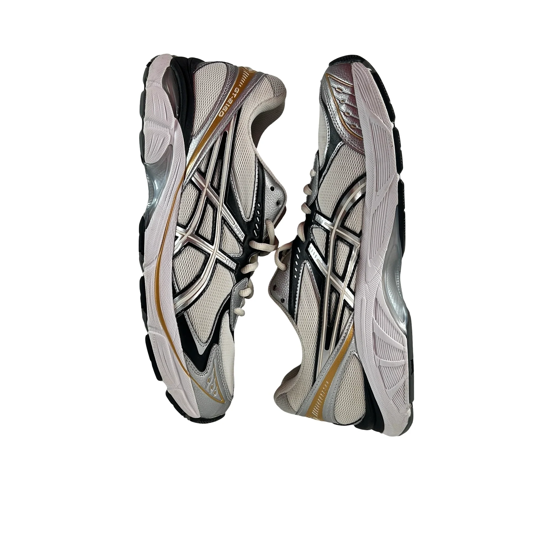 1203A320 100 ASICS GT-2160 Cream Pure Silver Gold [USED] - 12 M (Used) - Image 5