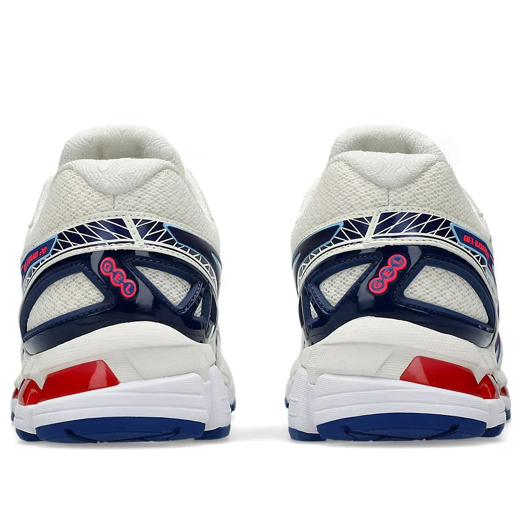 1203A388 101 ASICS Gel-Kayano 20 Cream Blue Red - Image 5