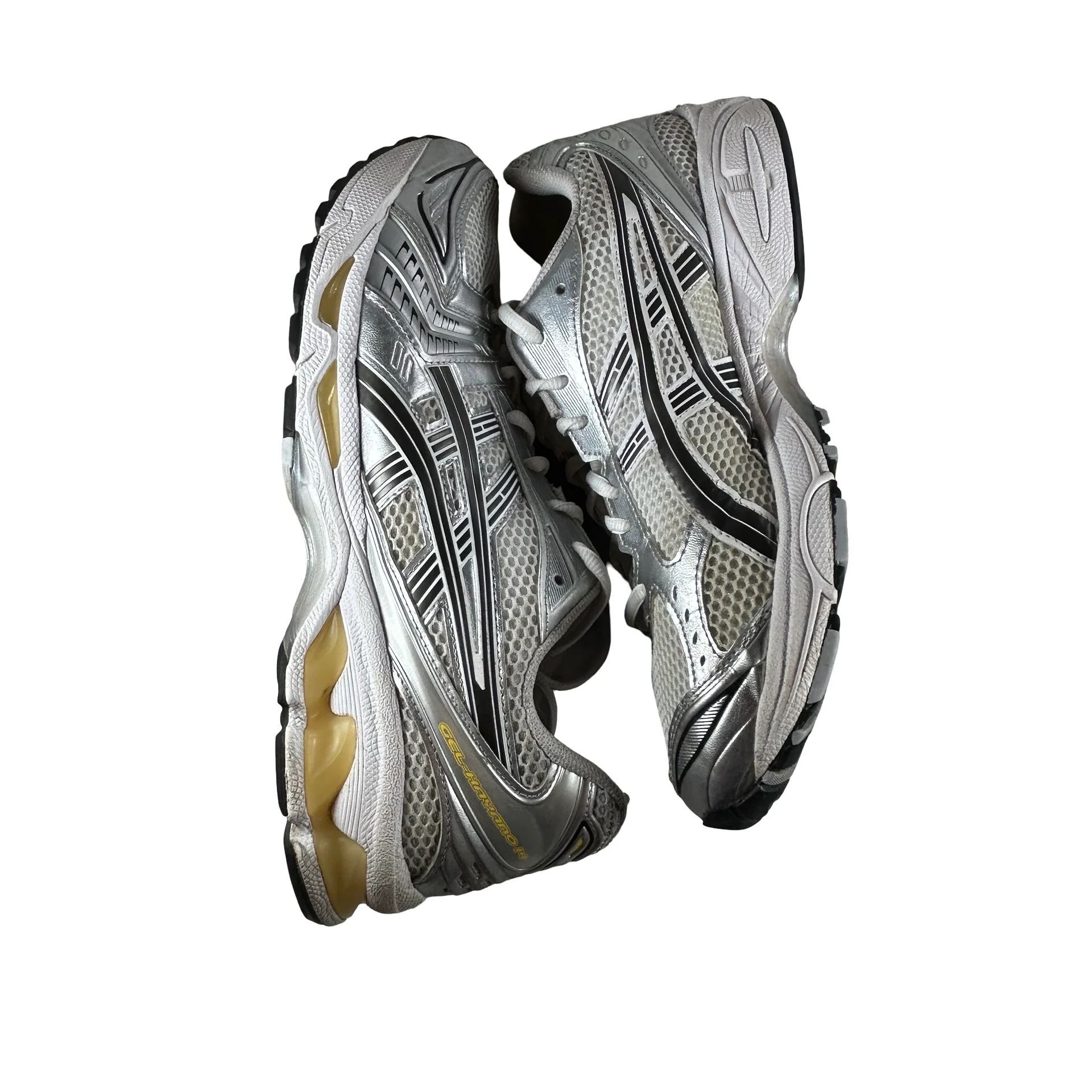 1203A537 101 ASICS GEL-Kayano 14 Tai Chi Yellow [USED] - 10.5 M (Used) - Image 4