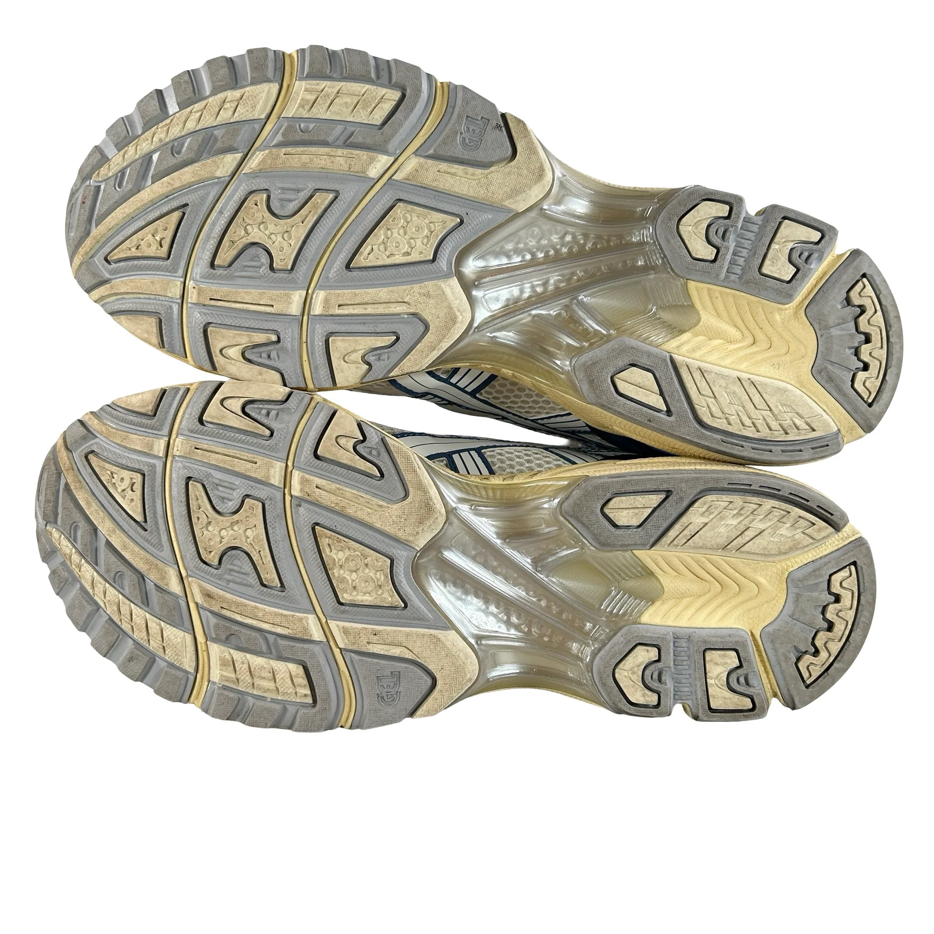 1203A537 102 ASICS Gel-Kayano 14 Cream Metallic Blue [USED] - 12 M (Used) - Image 6