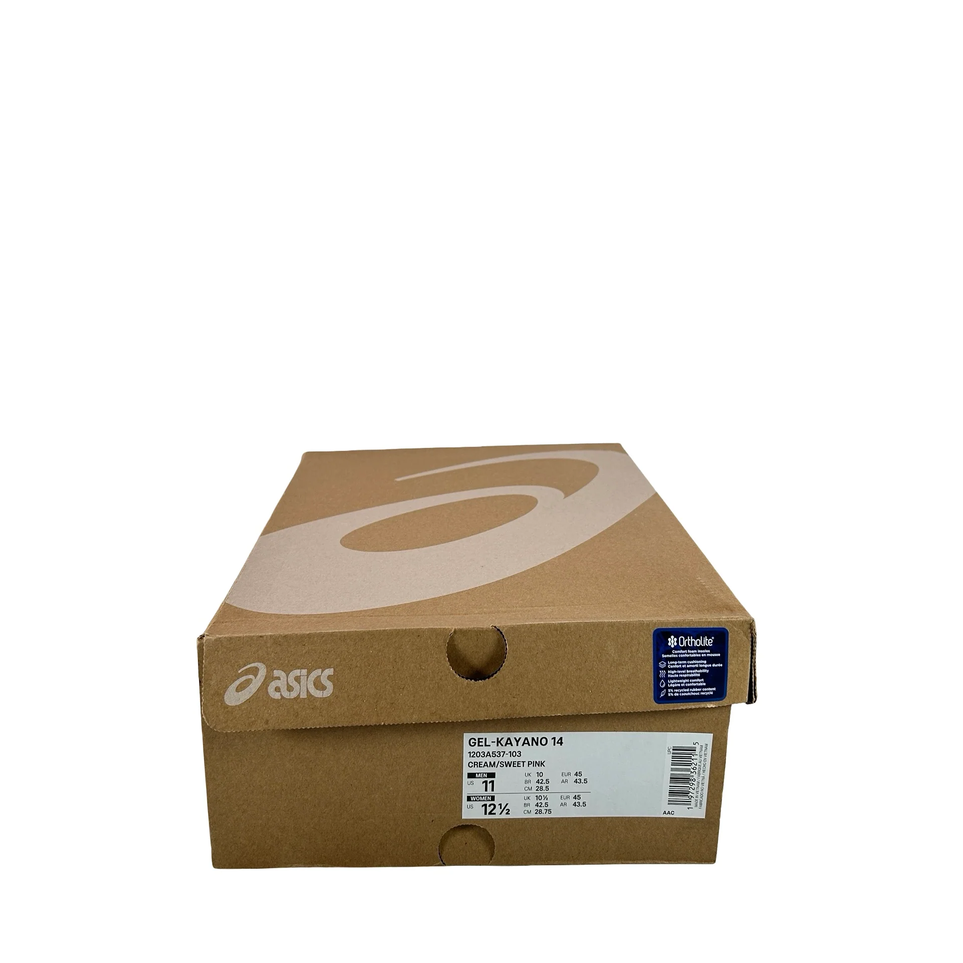 1203A537 103 ASICS GEL-Kayano 14 Cream Sweet Pink (Women's) [USED] - 11 M (Used) - Image 7