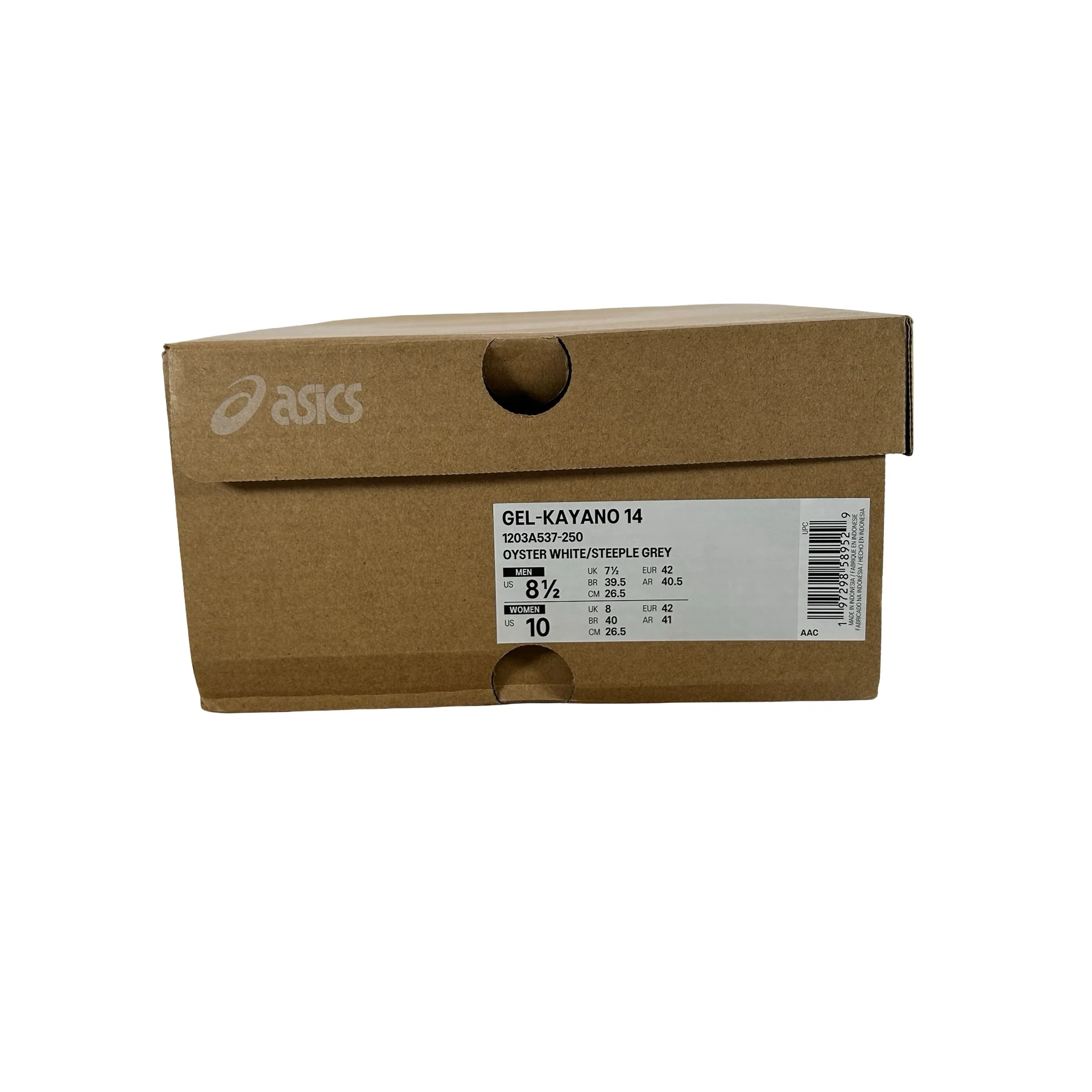 1203A537 250 ASICS Gel-Kayano 14 Oyster White Steeple Grey [USED] - 8.5 M (Used) - Image 7
