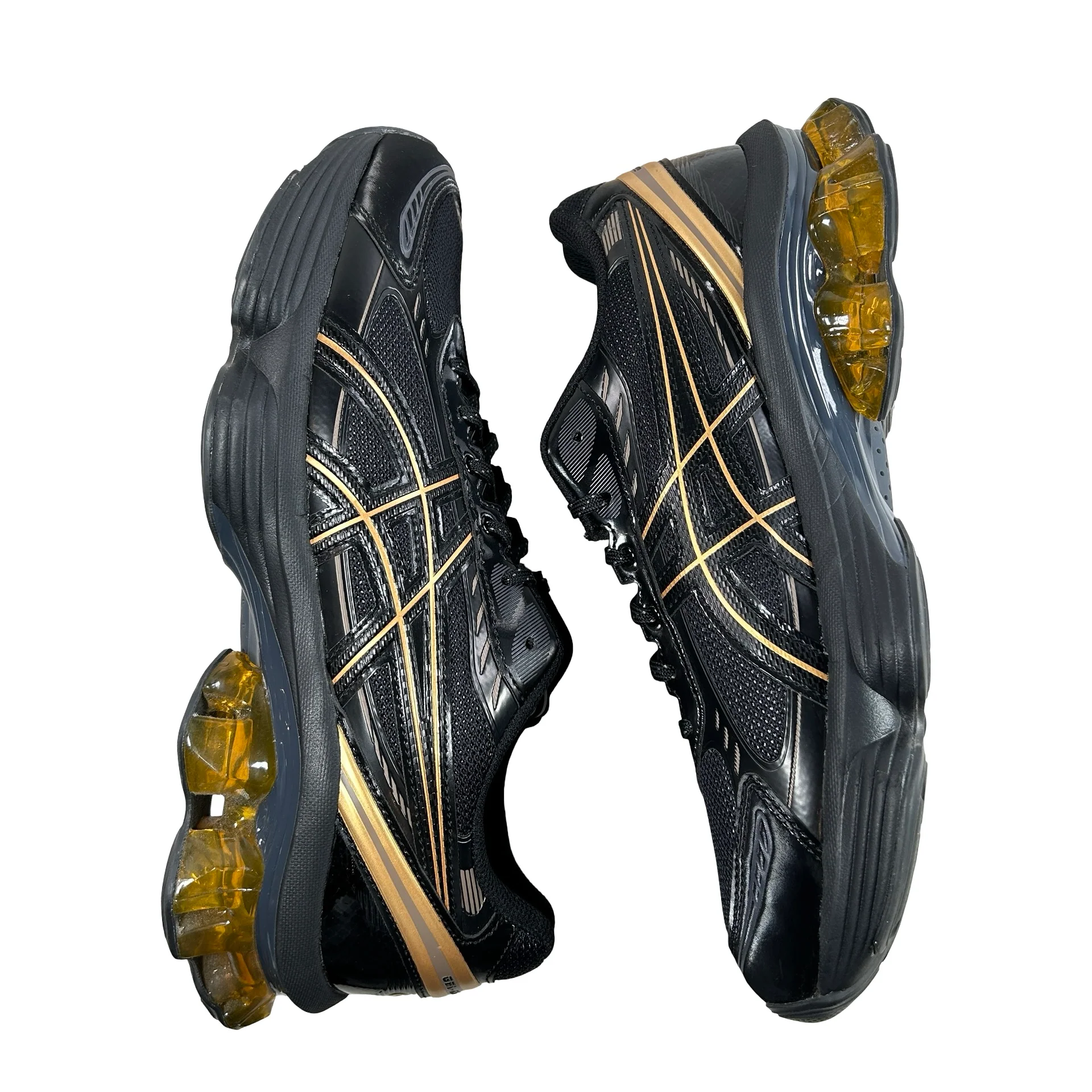 1203A591 001 ASICS Gel-Kinetic Fluent Black Gold [USED] - 10 M (Used) - Image 4