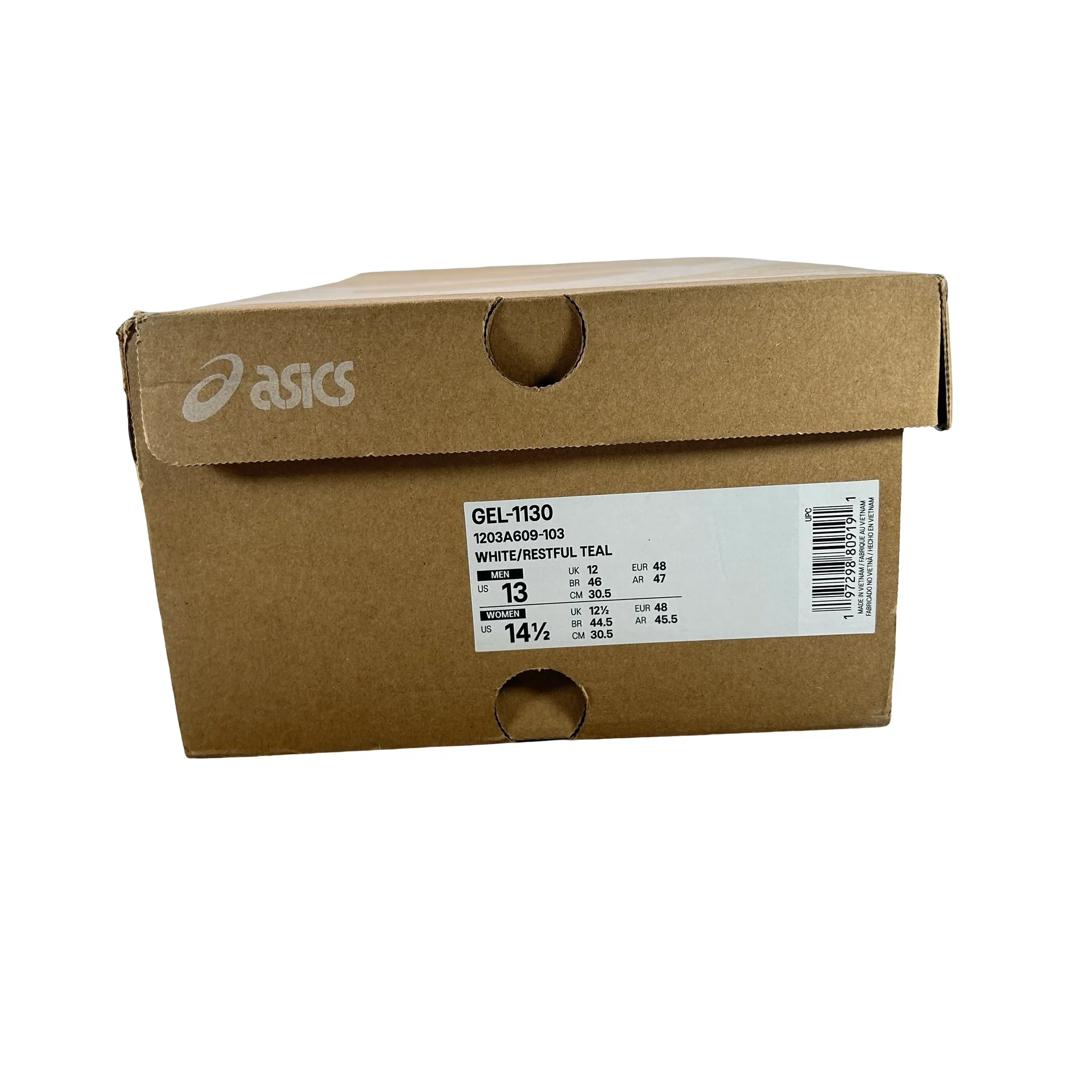 1203A609 103 ASICS Gel-1130 White Restful Teal [USED] - 13 M (Used) - Image 7