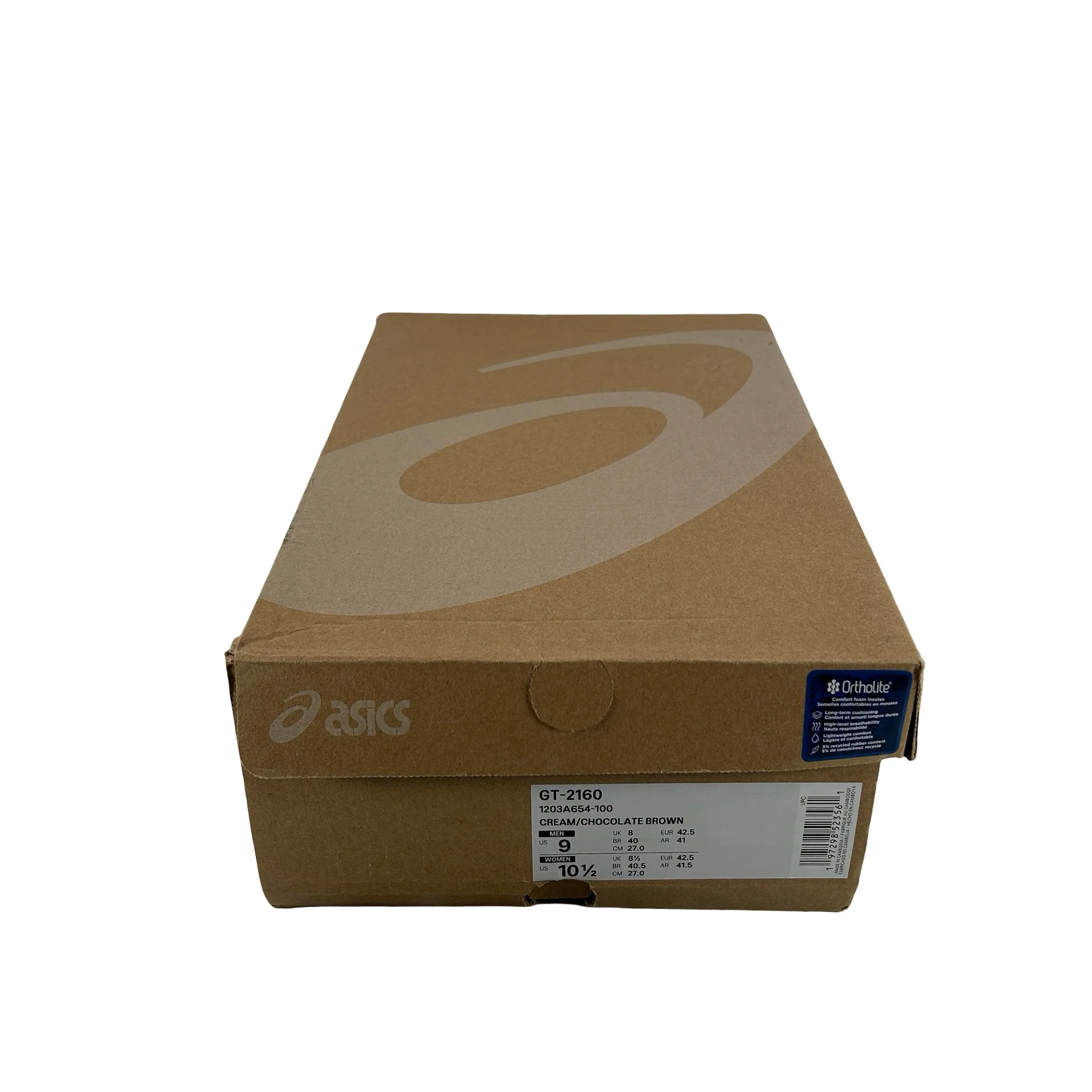 1203A654 100 ASICS GT-2160 Above the Clouds Chocolate Brown [USED] - 9 M (Used) - Image 7