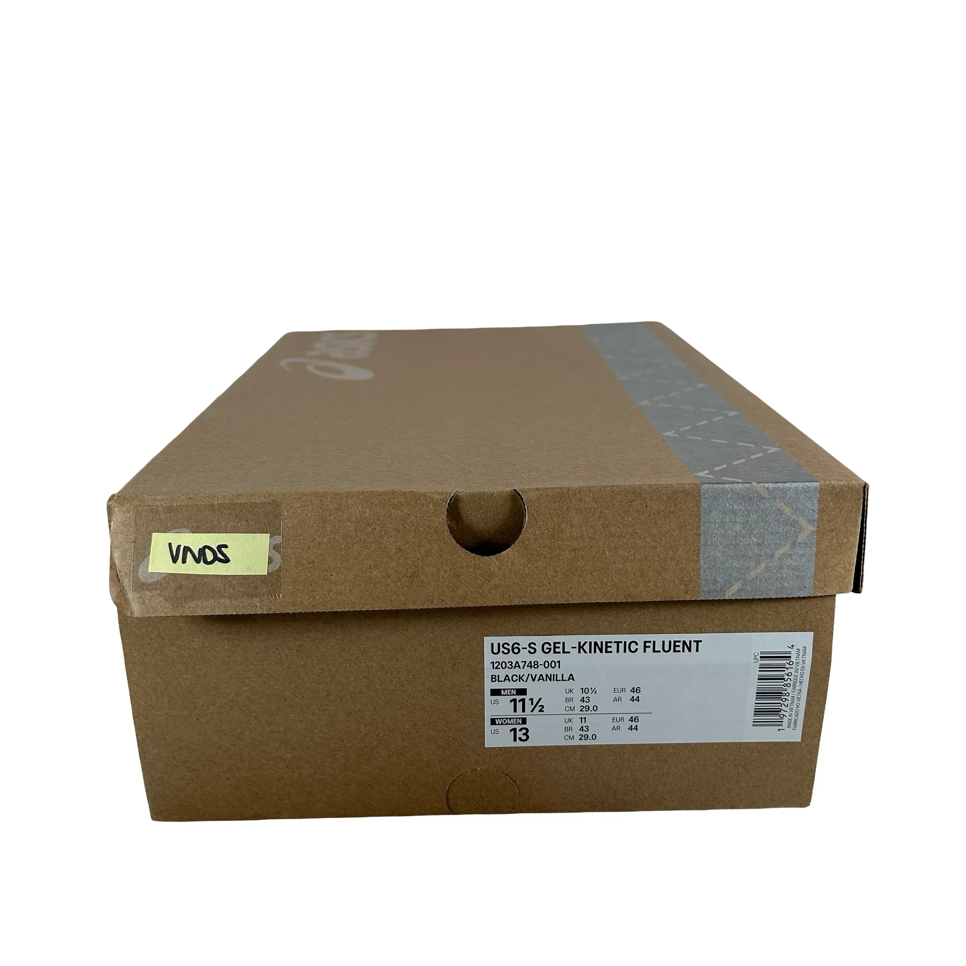 1203A748 001 ASICS US6-S Gel-Kinetic Fluent Kiko Kostadinov Black Vanilla [USED] - 11.5 M (VNDS) - Image 7