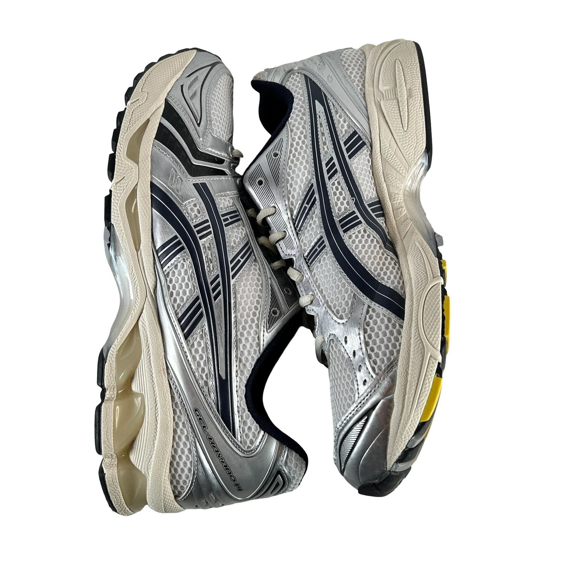 1203A961 100 ASICS Gel-Kayano 14 JJJJound White Navy [USED] - 12 M (Used) - Image 4