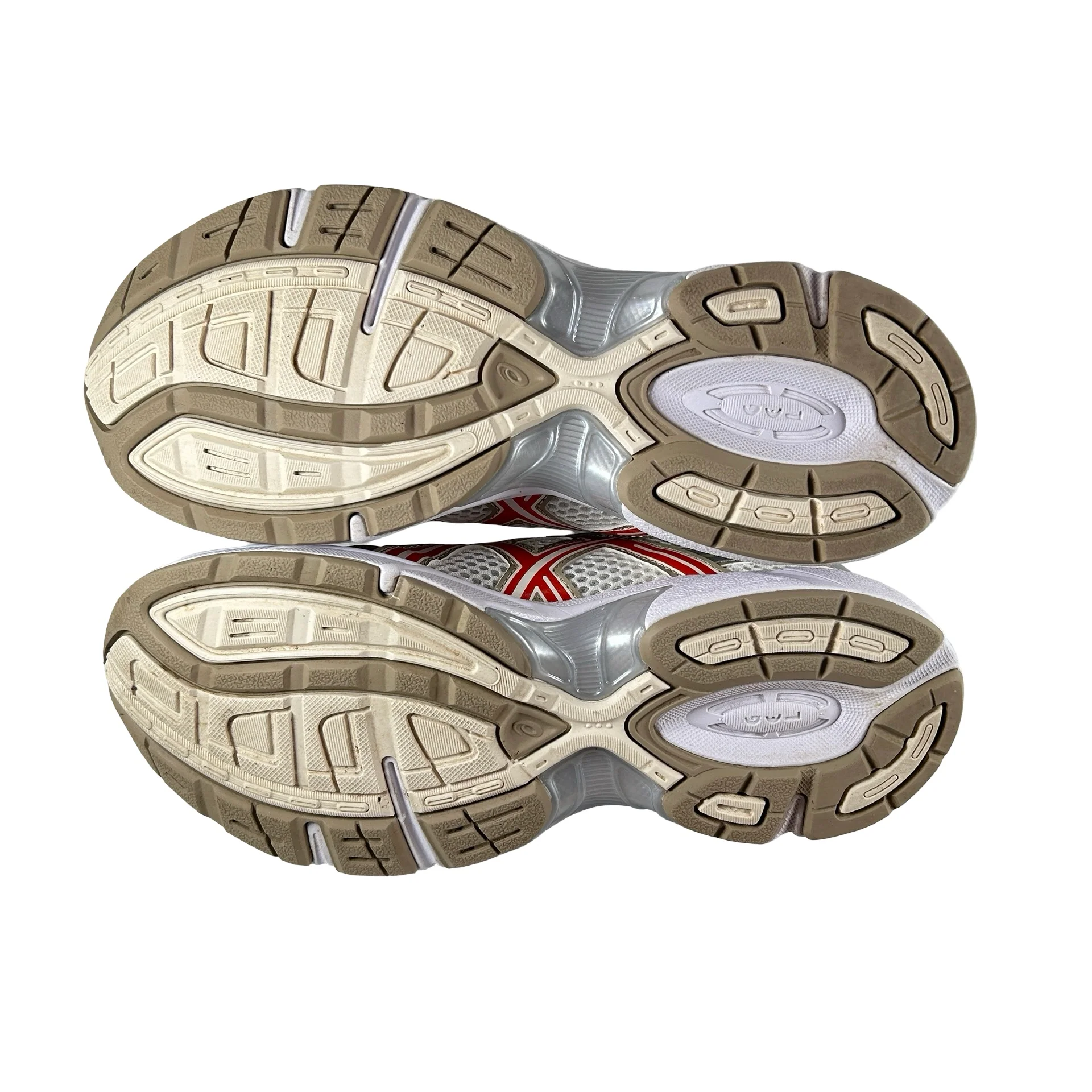 1203A966 100 ASICS Gel-1130 Cream Vermillion Tomato [USED] - 8 M (Used) (No Box) - Image 6