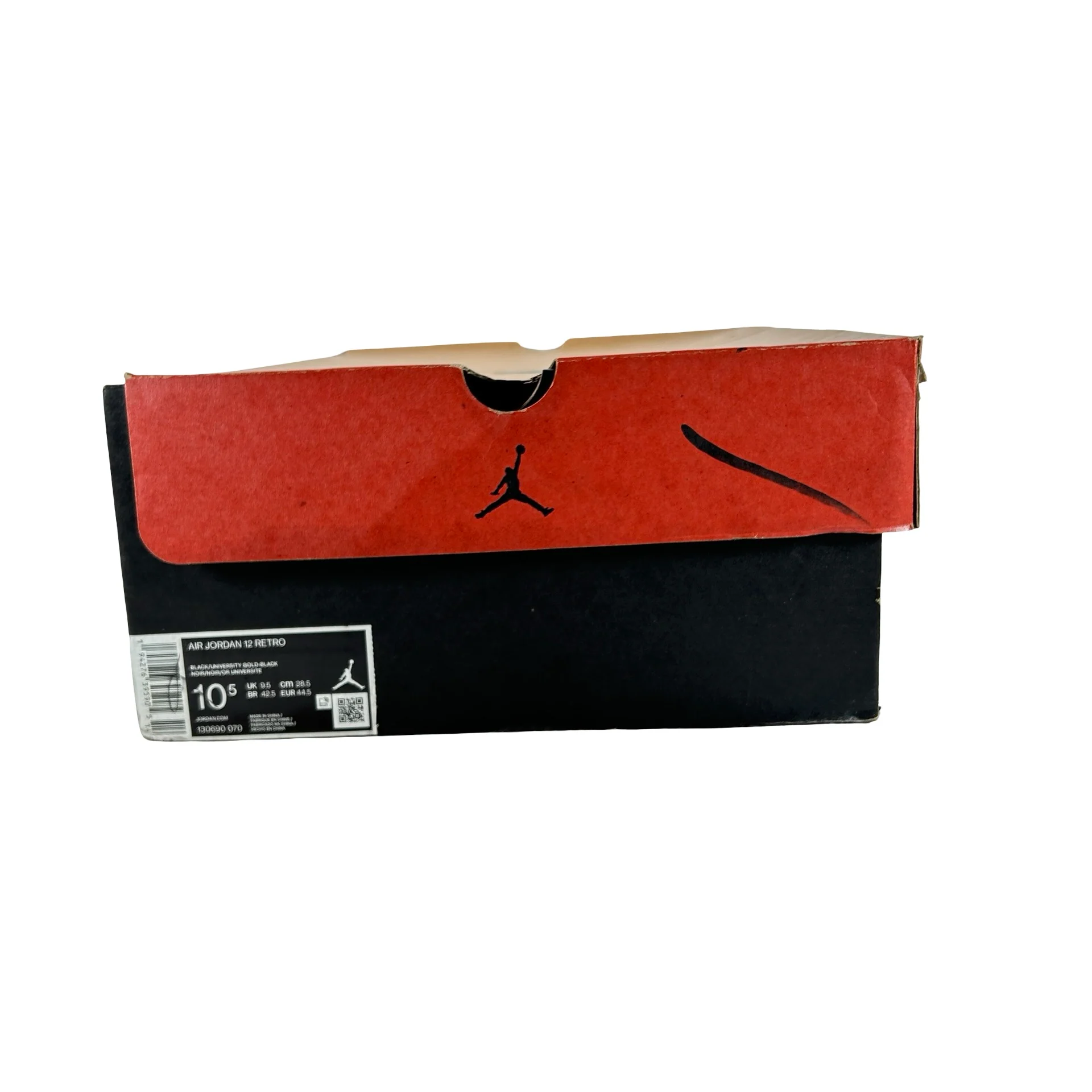 130690 070 Jordan 12 Black University Gold [USED] - 10.5 M (Used) - Image 7