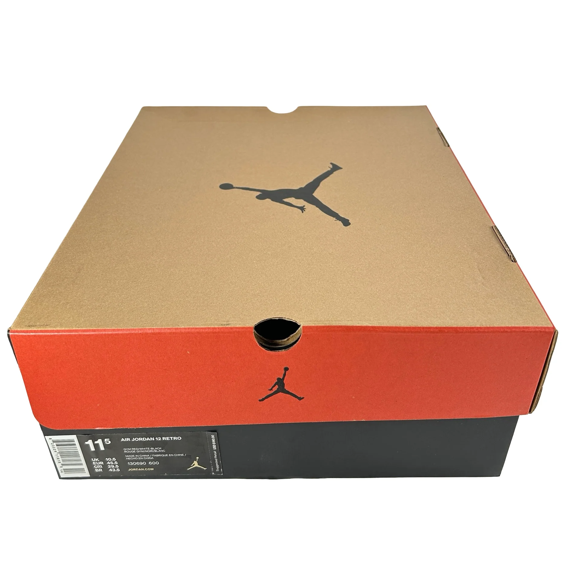 130690 600 Jordan 12 Retro Gym Red 2016 [USED] - 11.5 M (Used) - Image 7