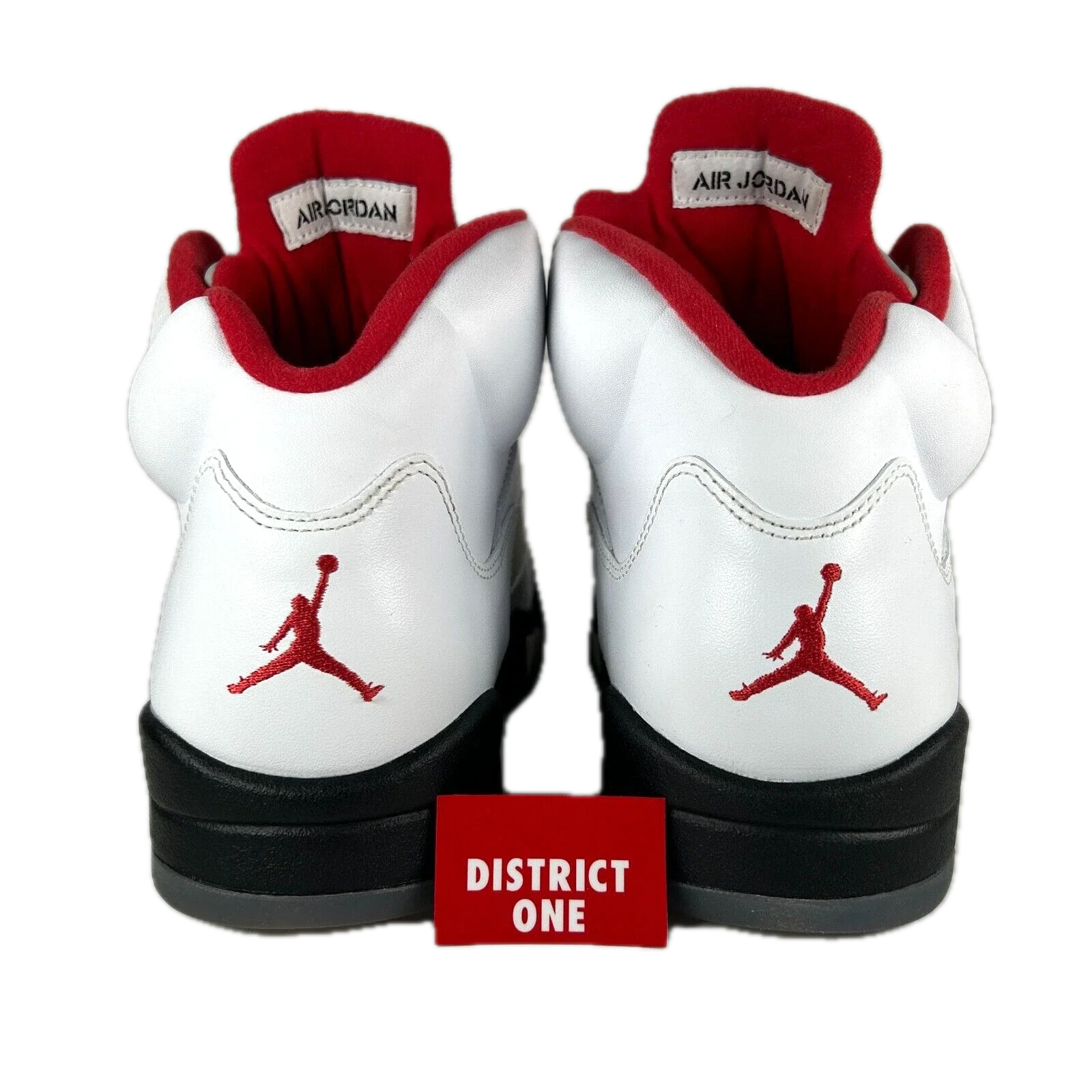 136027 100 Jordan 5 Retro Fire Red (2013) [CONDITIONAL] - 8.5 M (Yellowing) - Image 3