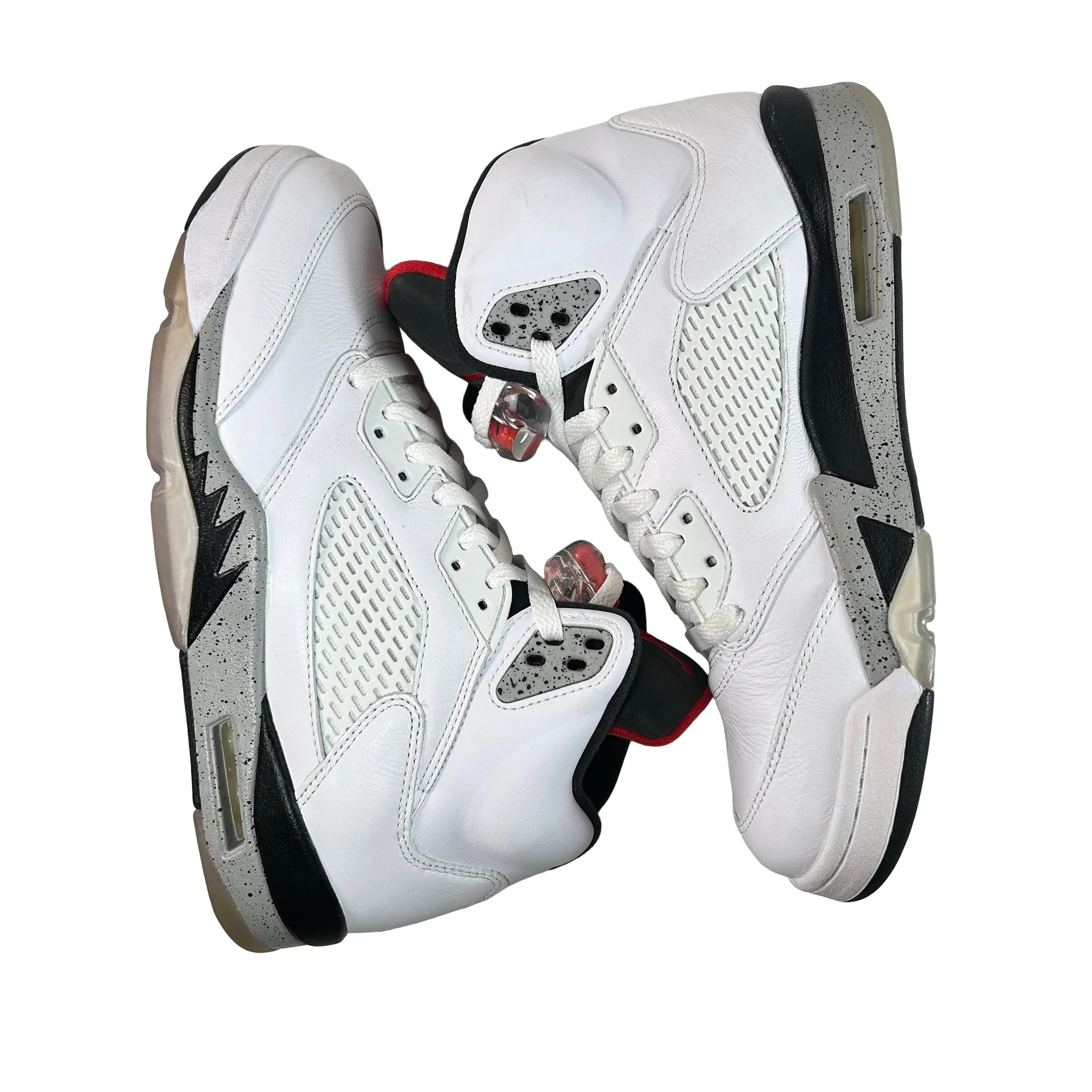 136027 104 Jordan 5 Retro White Cement [USED] - 9 M (Used) - Image 4
