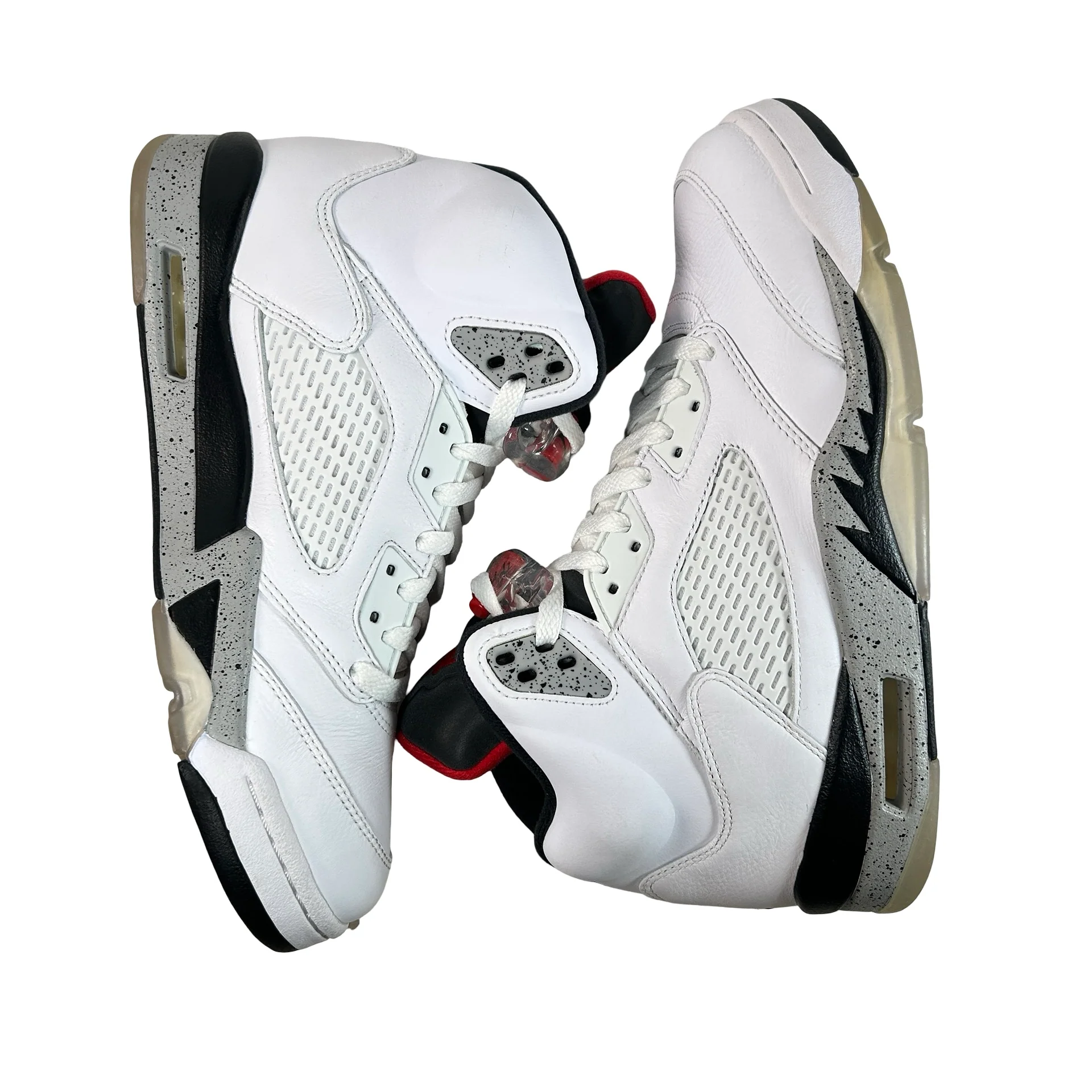 136027 104 Jordan 5 Retro White Cement [USED] - 9 M (Used) - Image 5
