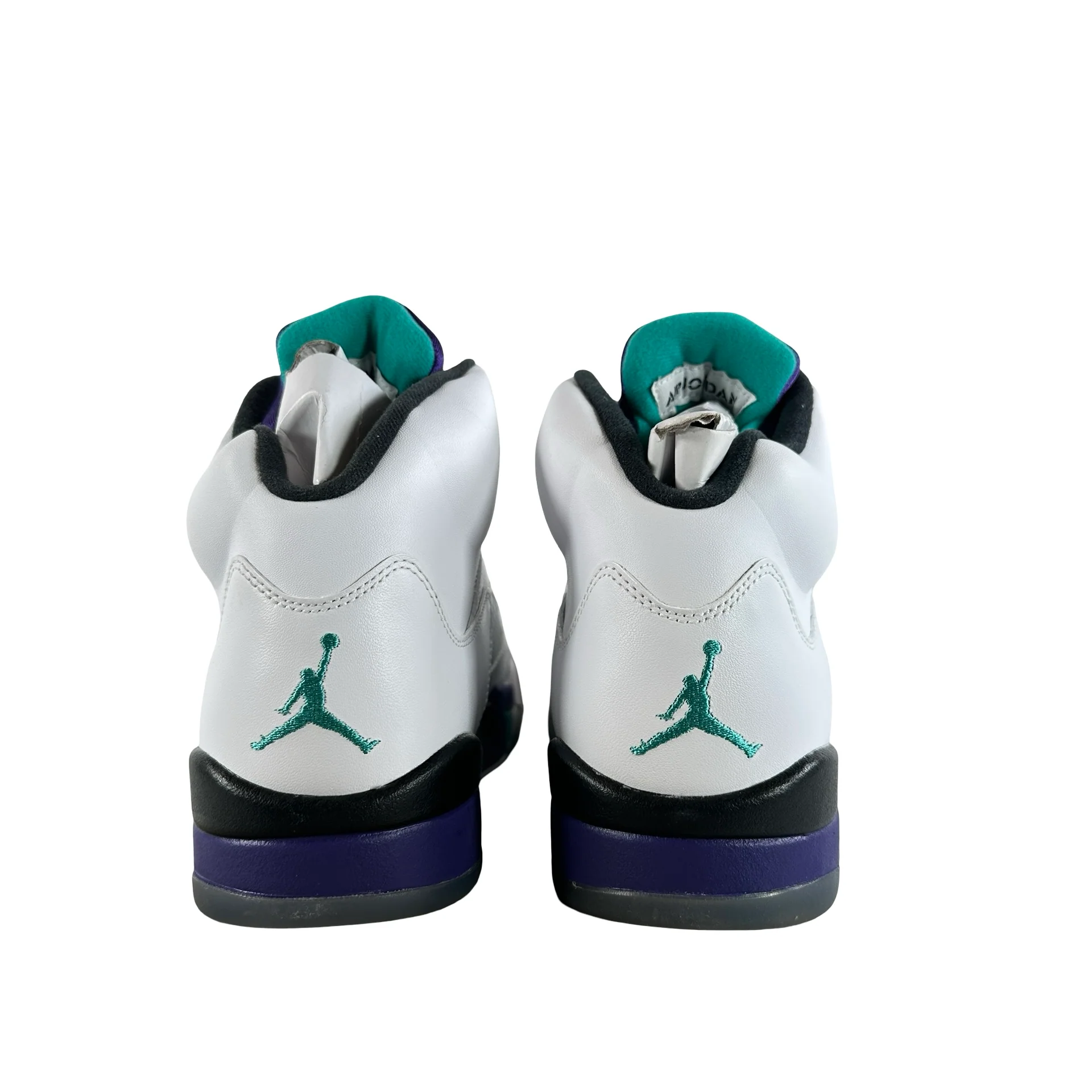 136027 108 Jordan 5 Retro Grape (2013) - 8 M (Yellowing Soles) (Replace Box) - Image 3