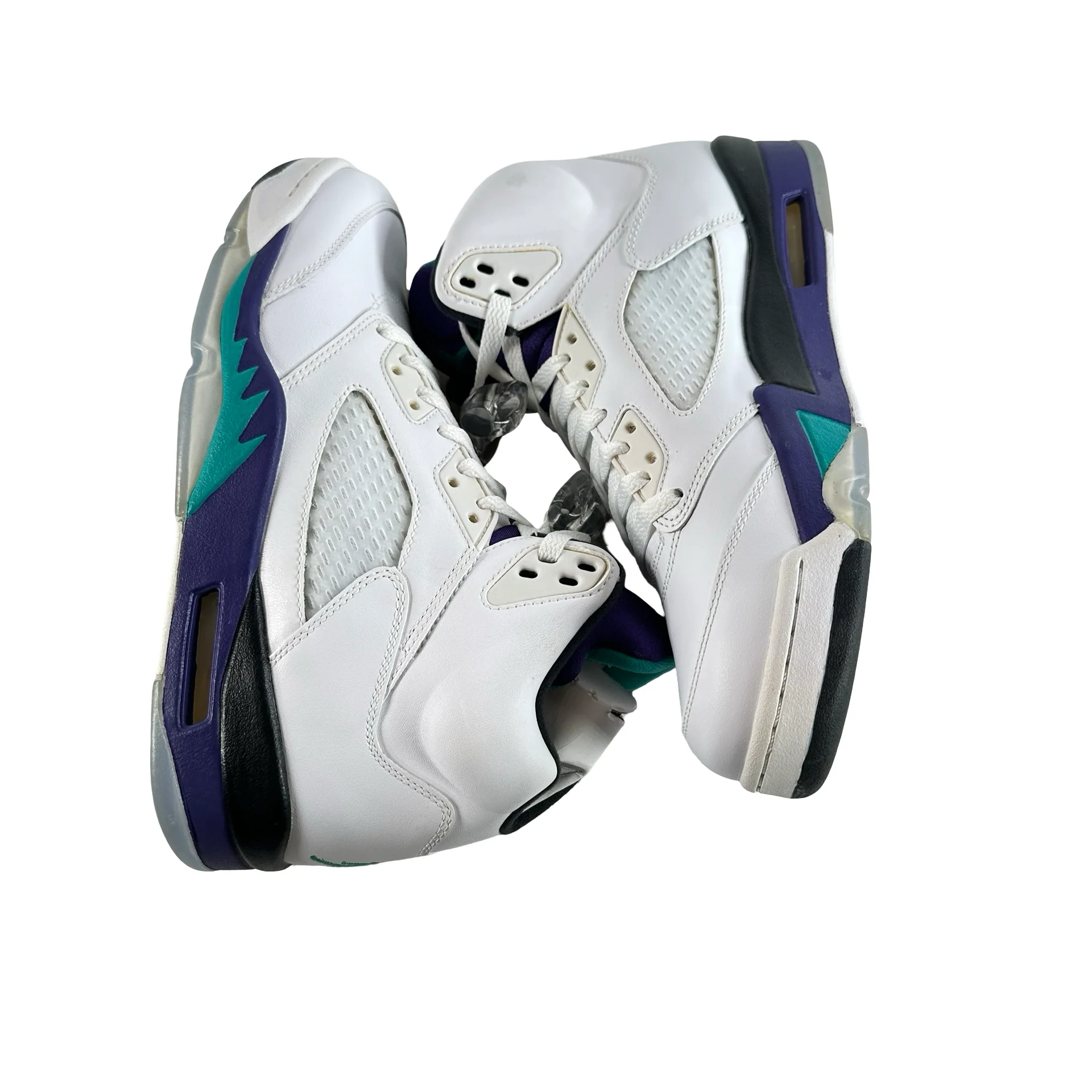 136027 108 Jordan 5 Retro Grape (2013) - 8 M (Yellowing Soles) (Replace Box) - Image 4