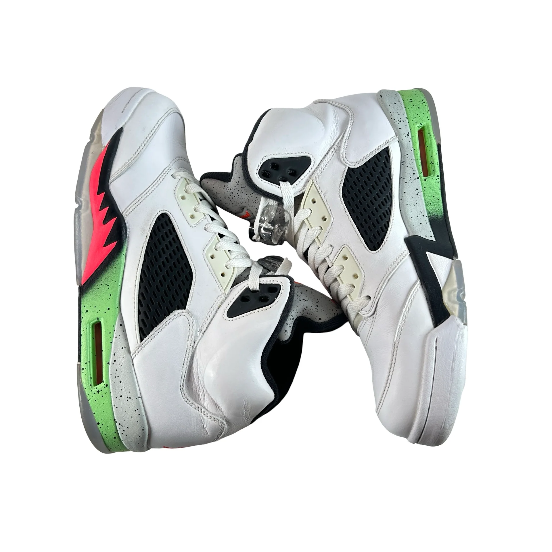 136027 115 Jordan 5 Retro Poison Green [USED] - 9 M (Used) (No Box) - Image 4