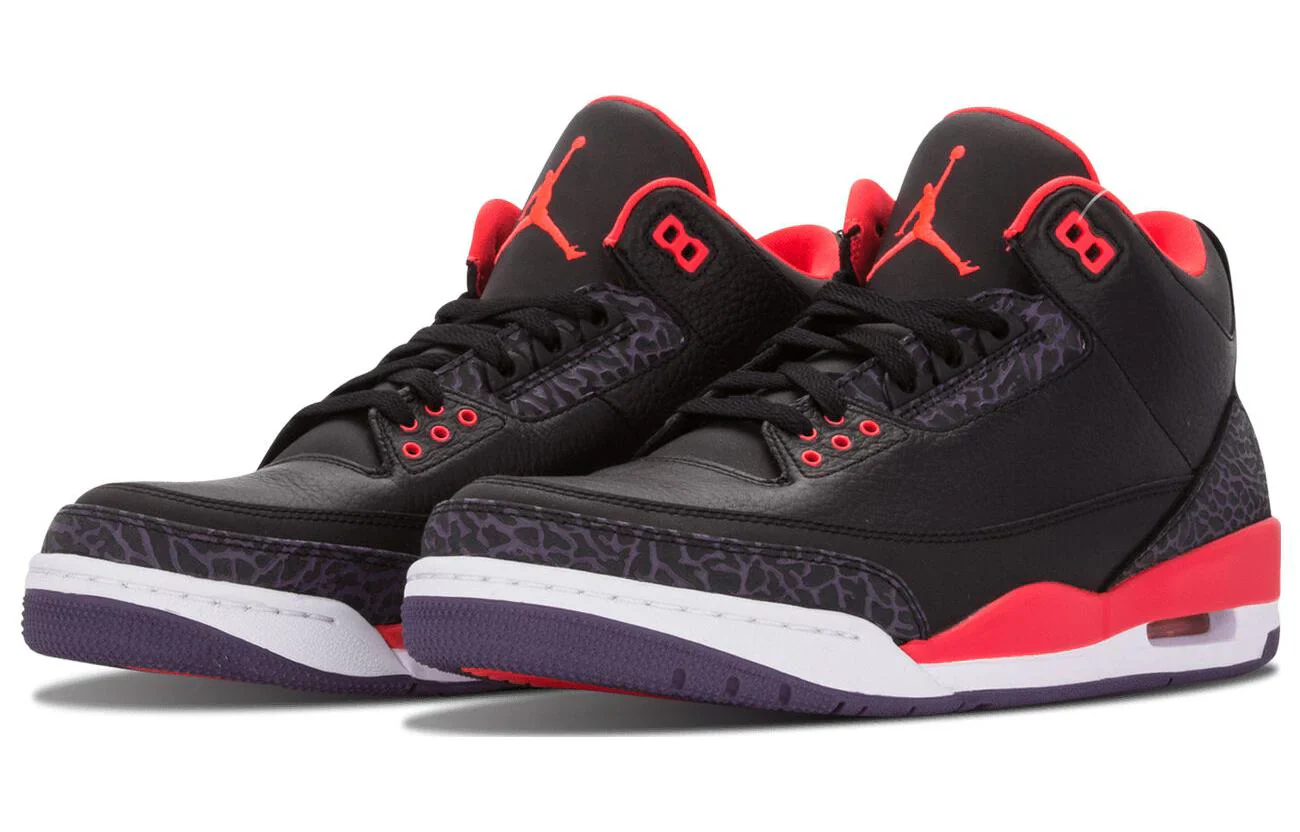 136064 005 Air Jordan 3 Retro Crimson - Image 2