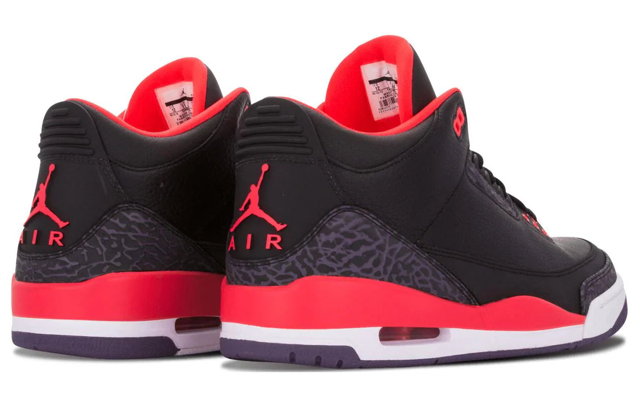 136064 005 Air Jordan 3 Retro Crimson - Image 3