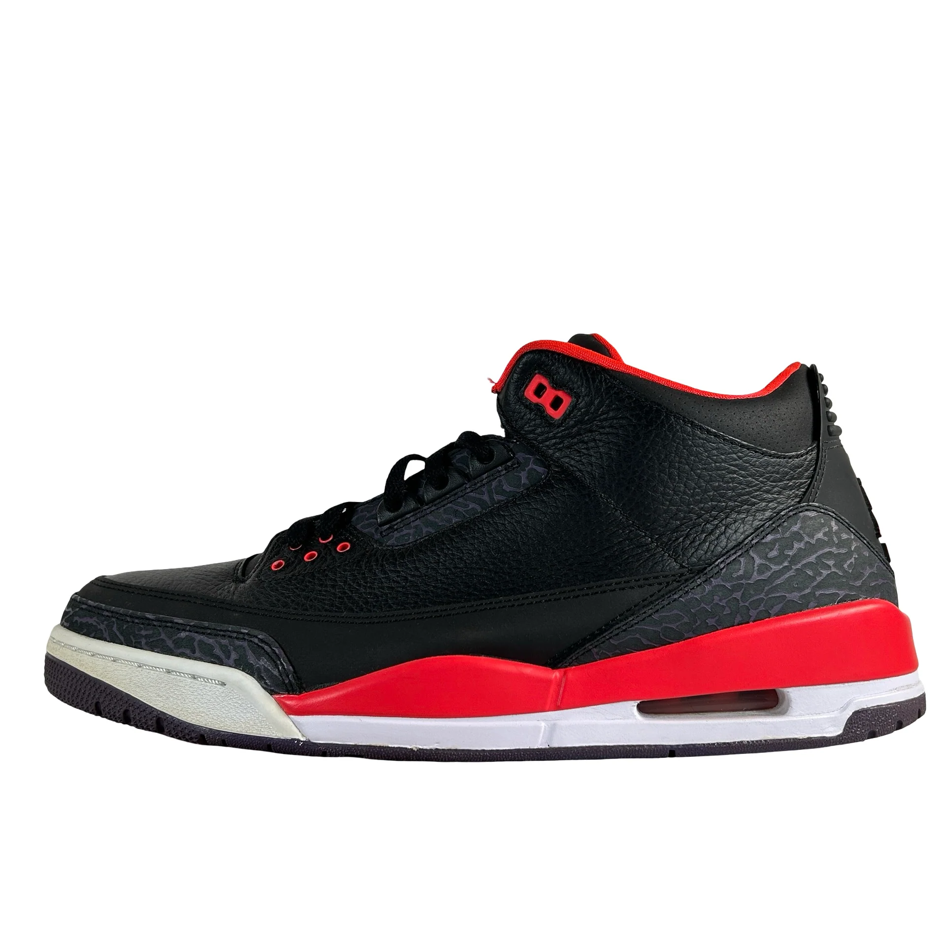 136064 005 Jordan 3 Retro Crimson [USED] - 14 M (Used) (No Box)