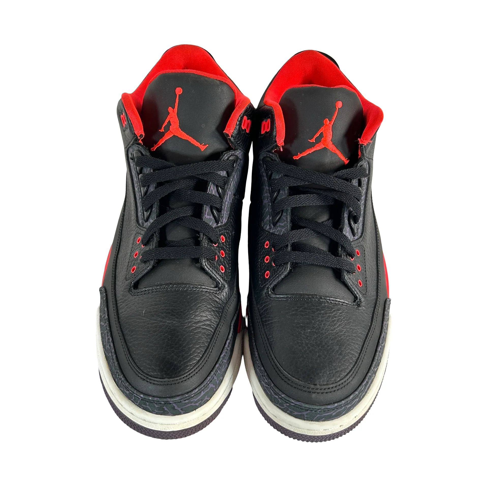 136064 005 Jordan 3 Retro Crimson [USED] - 14 M (Used) (No Box) - Image 2