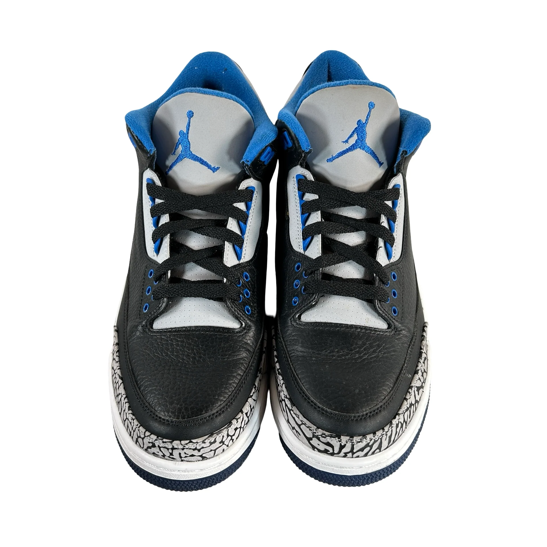 136064 007 Jordan 3 Retro Sport Blue [USED] - 10.5 M (Used) (Replace Box) - Image 2
