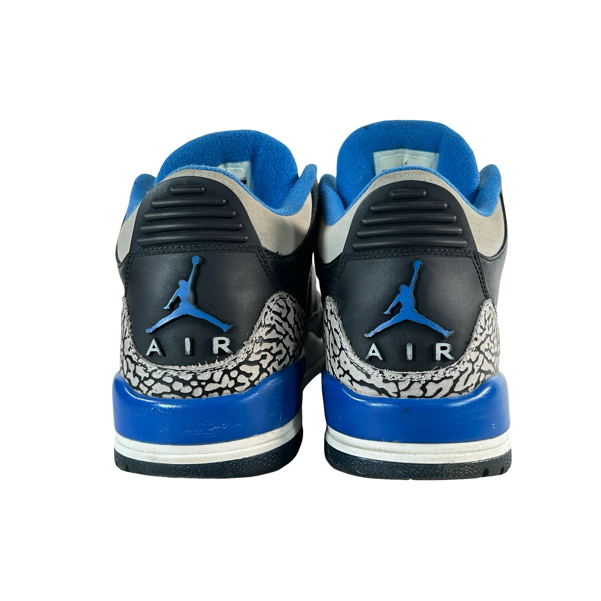 136064 007 Jordan 3 Retro Sport Blue [USED] - 10 M (Used2) - Image 3