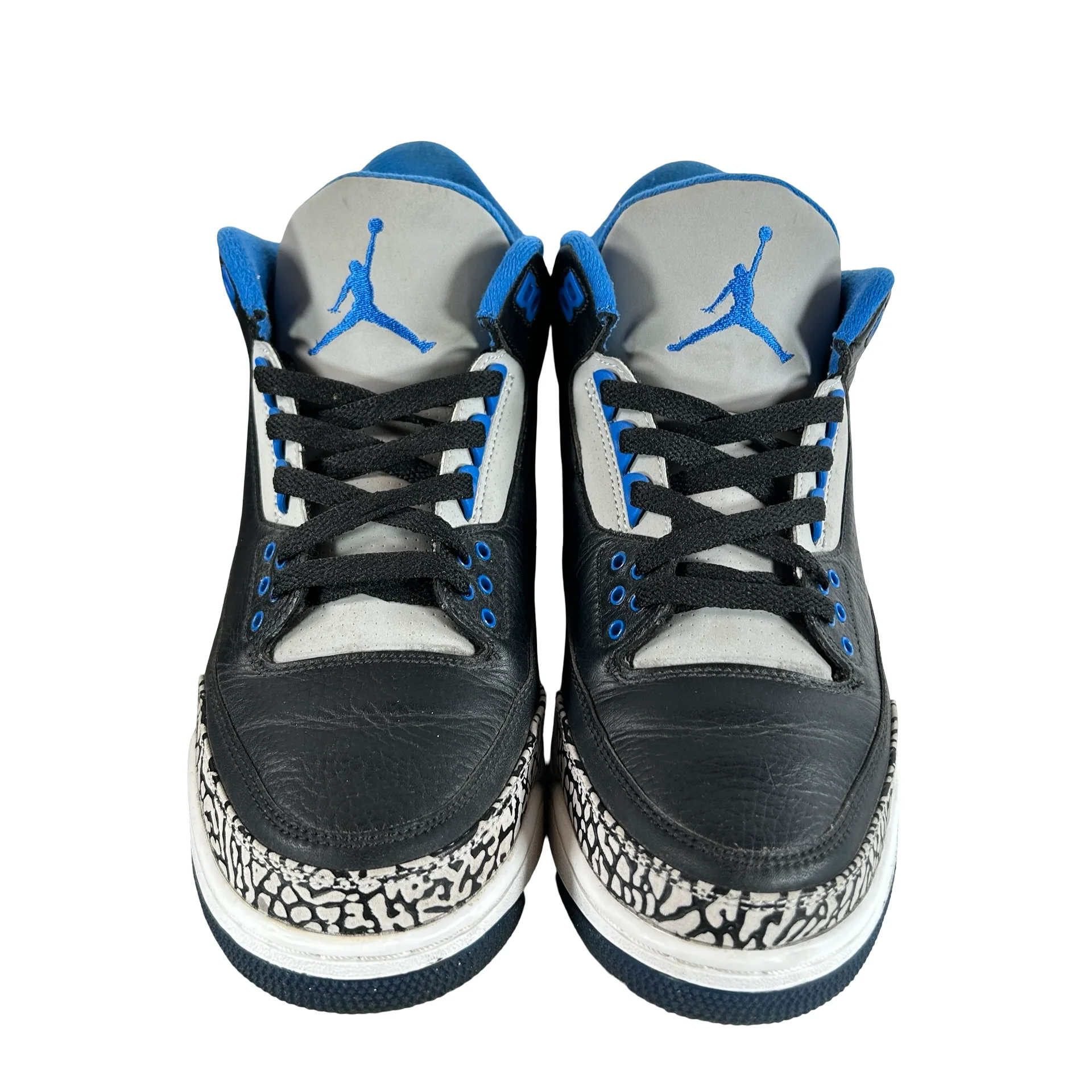 136064 007 Jordan 3 Retro Sport Blue [USED] - 9.5 M (Used) - Image 2