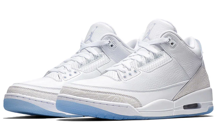 136064 111 Air Jordan 3 Retro Pure White (2018) - Image 3