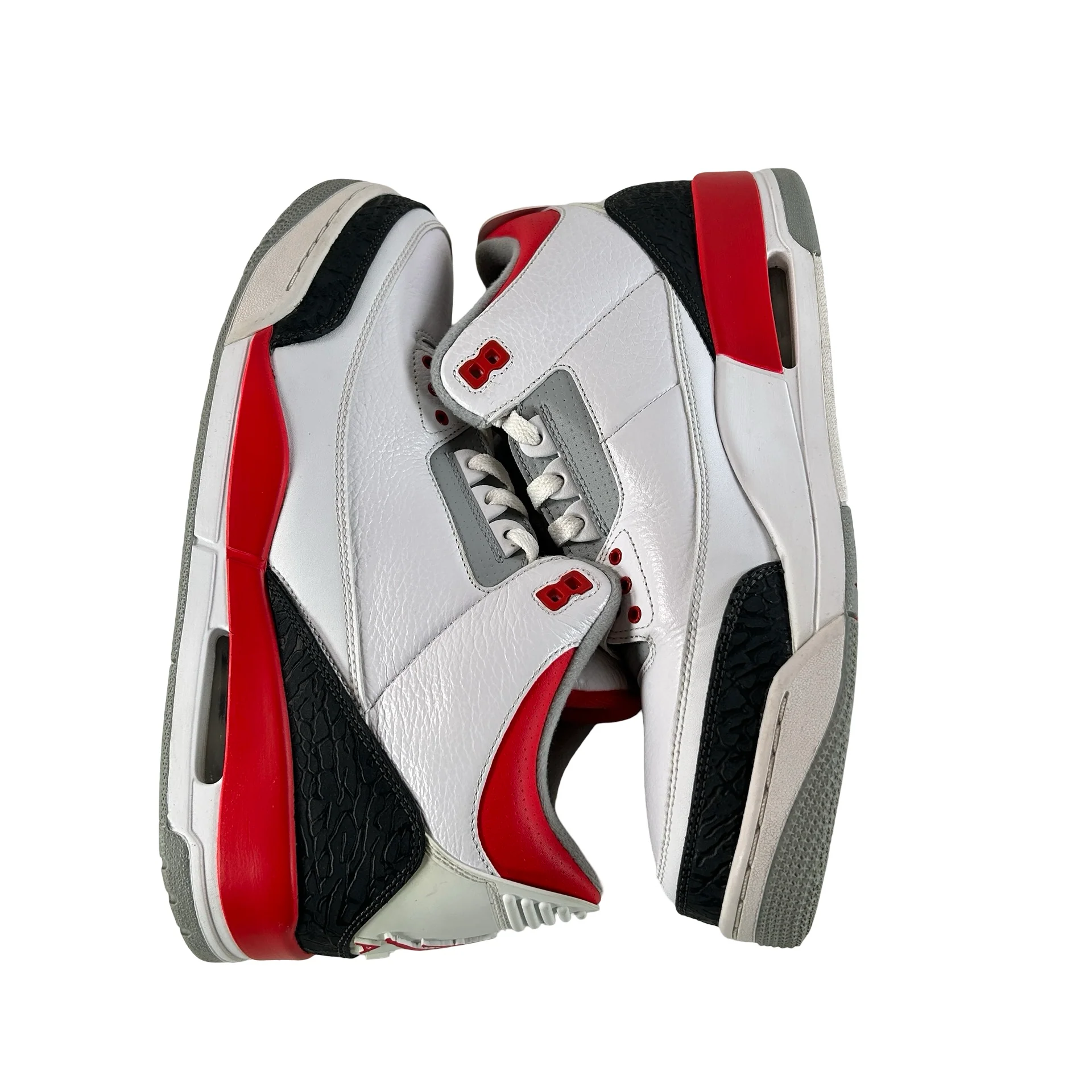 136064 120 Jordan 3 Retro Fire Red (2013) [USED] - 12 M (Used2) - Image 4
