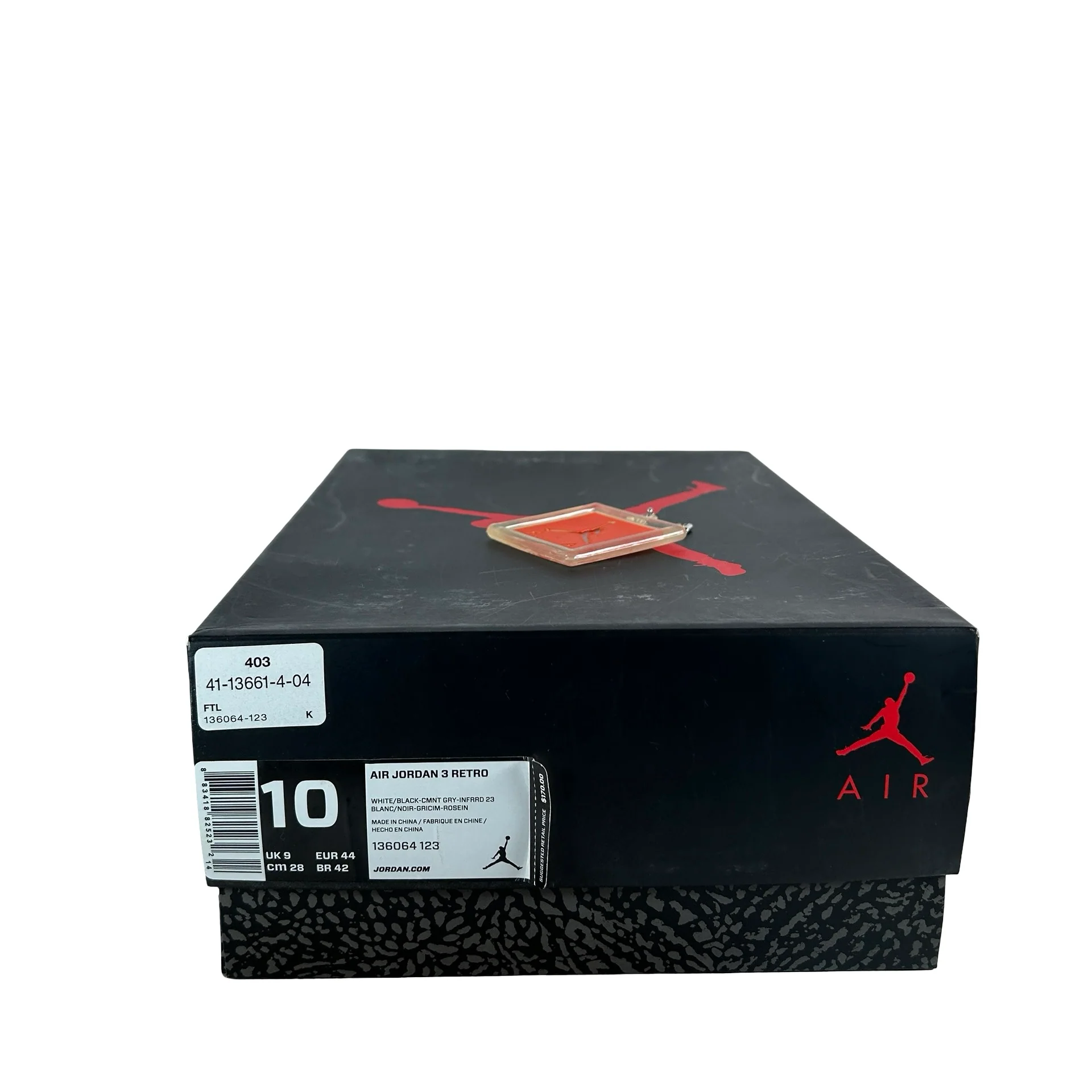 136064 123 Jordan 3 Retro Infrared 23 [USED] - 10 M (Used) - Image 7