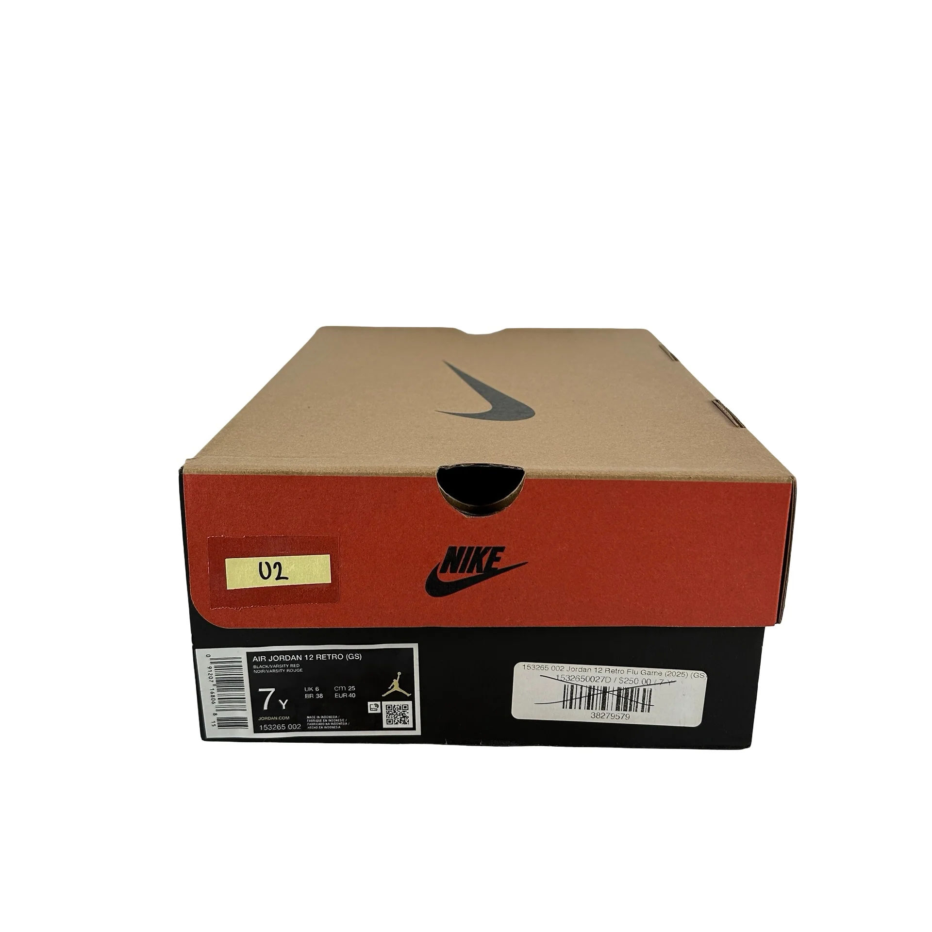 153265 002 Jordan 12 Retro Flu Game (2025) (GS) [USED] - 7 Y (Used2) - Image 7