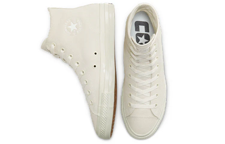 168640C Converse Chuck Taylor All Star Pro Hi Top Beige White - Image 4